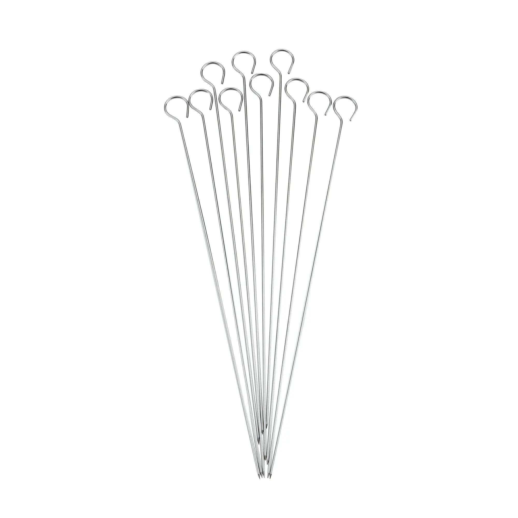 Spiedini  in inox grezzo NATERIAL L 5.1 x L 2.5 x H 41.3 cm, 10 pezzi - 4