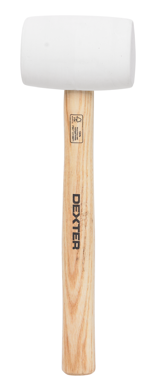 Młotek gumowy biały 450 g Dexter