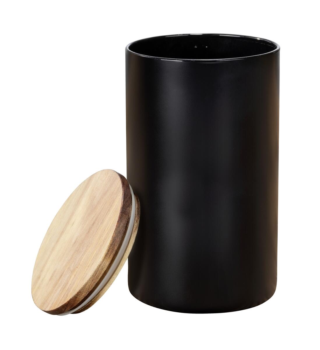 Bote de cocina con tapa mio 1.4l wenko negro