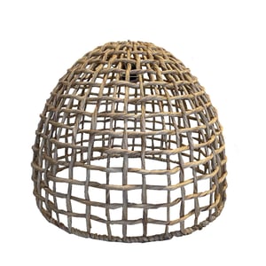 Suspension extérieure sans câble Amadeo, bambou, Diam.50 cm LUMISKY