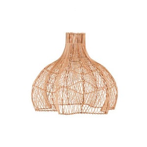 Suspension extérieure sans câble Aria, rotin, Diam.60 cm LUMISKY