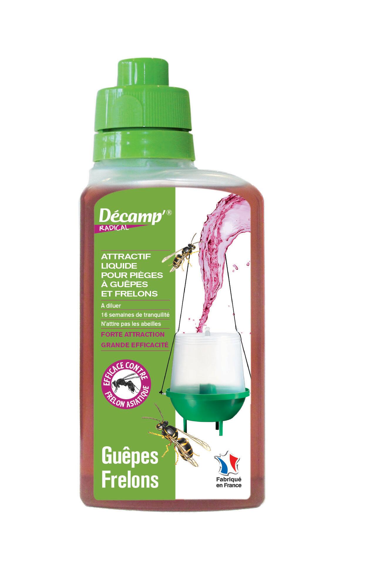 Attractif liquide pour piège à guêpes et frelons