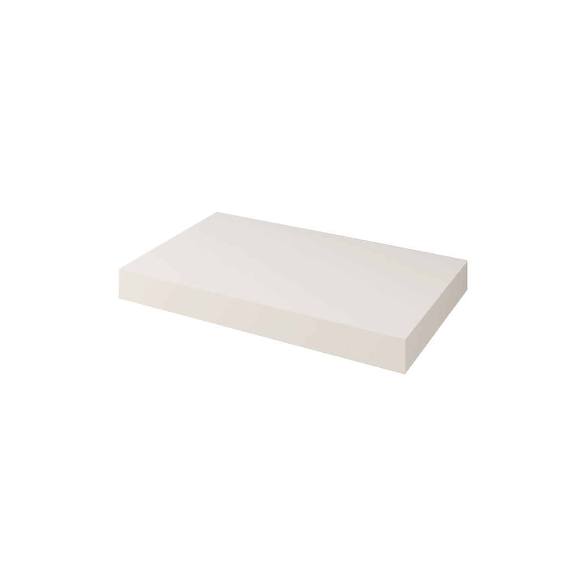 Top per lavabo BADEN HAUS L 80 x H 8 x P 50 cm bianco mdf, opaco ...