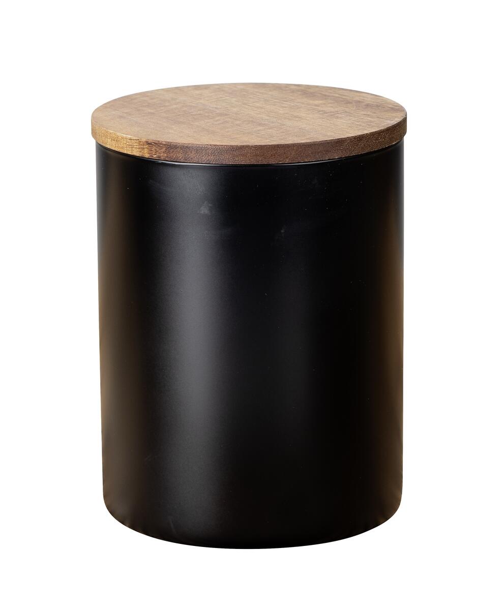 Bote de cocina con tapa mio 1l wenko negro