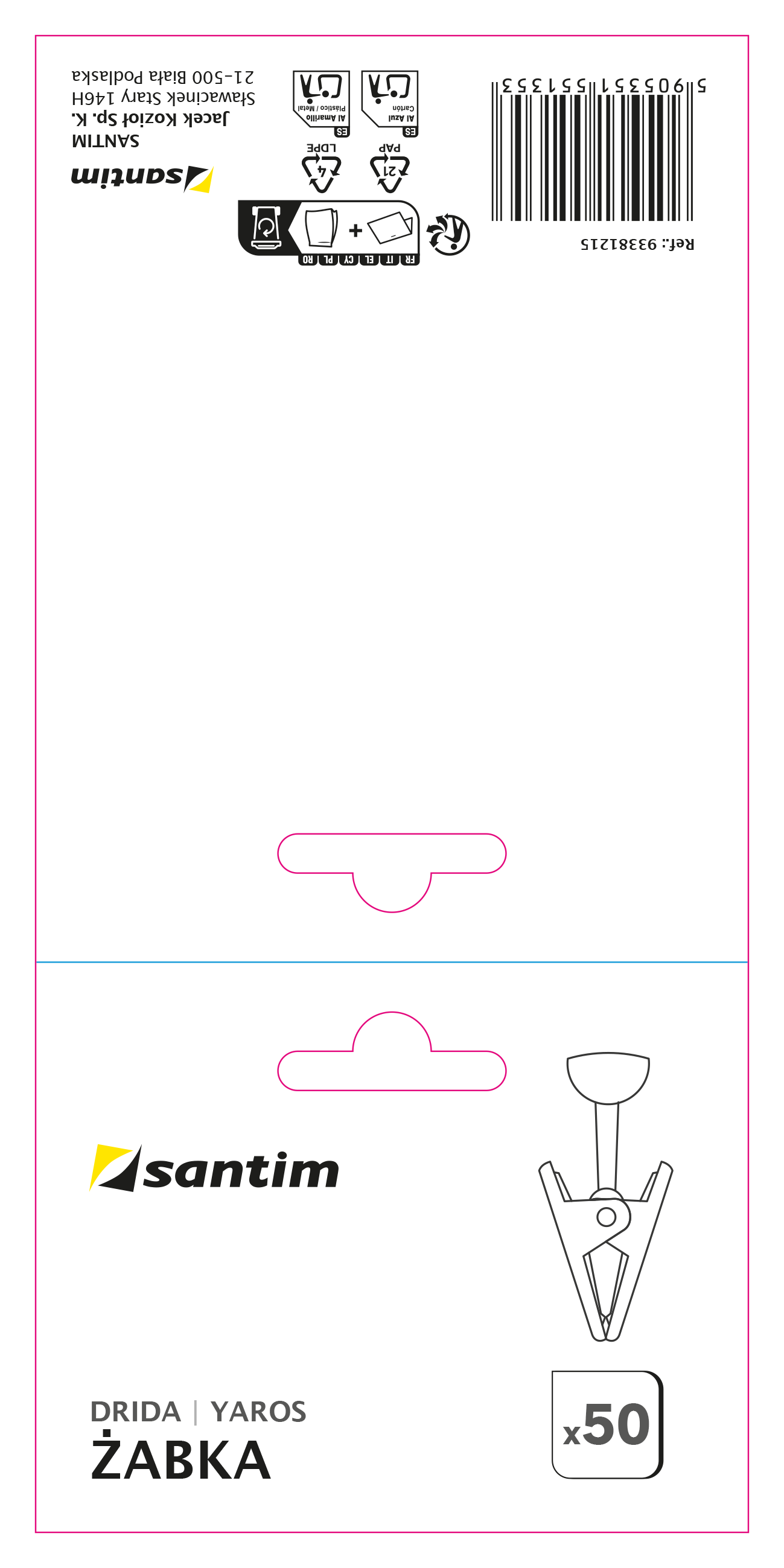 Żabki do szyn sufitowych Drida/Yaros 50 sztuk Inspire - 3