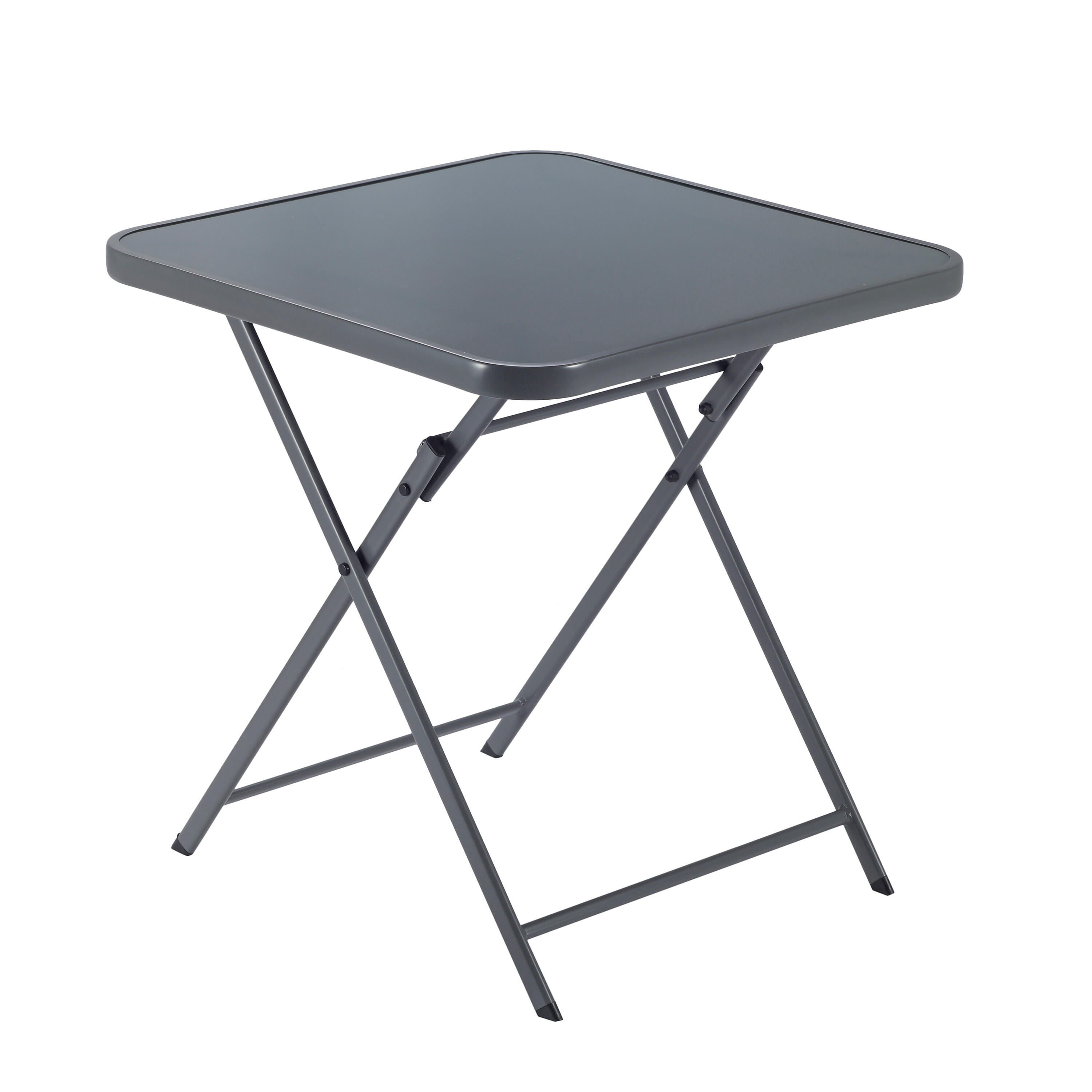Mesa de metal NATERIAL PLEG EMYS 70X70CM ANTRACITE - 23