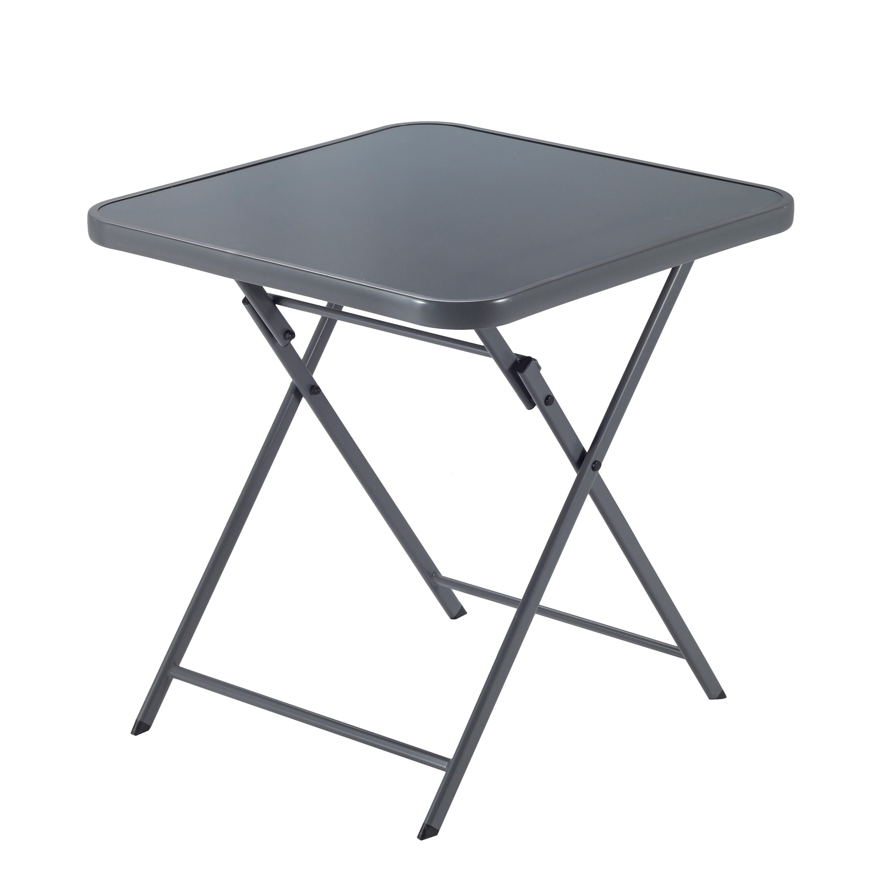 Mesa de metal NATERIAL PLEG EMYS 70X70CM ANTRACITE - 2