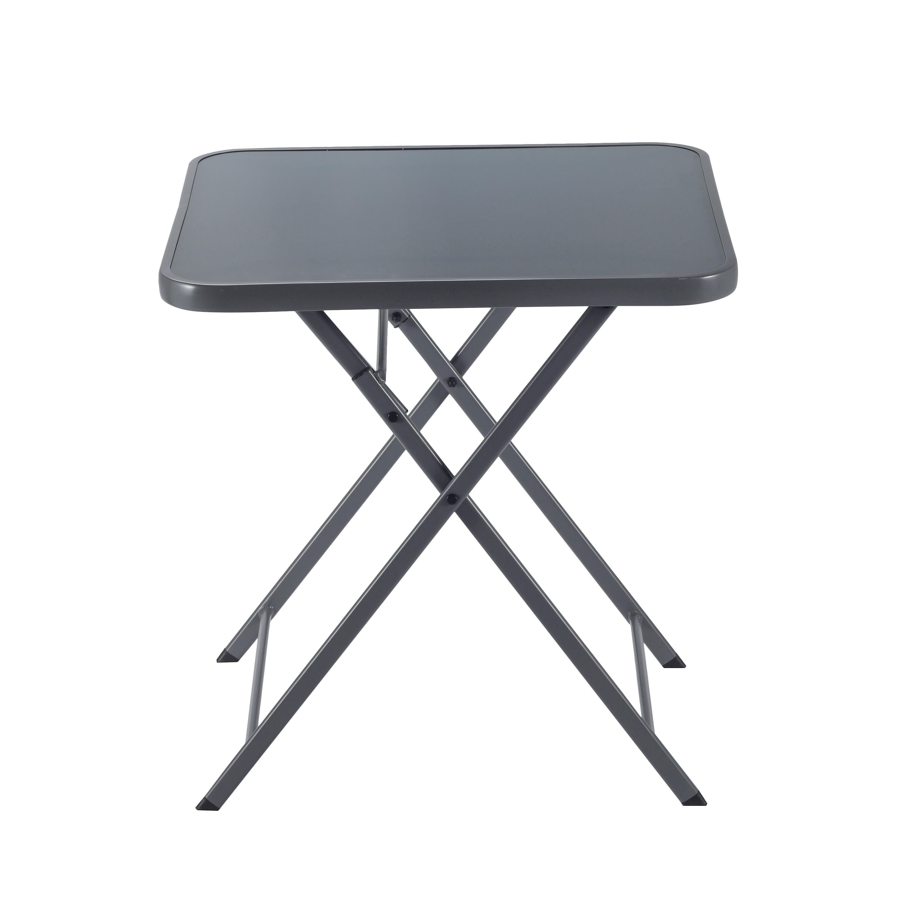 Mesa de metal NATERIAL PLEG EMYS 70X70CM ANTRACITE - 22