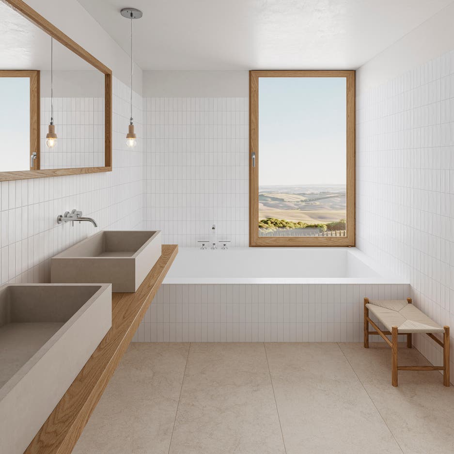 Combinaciones de azulejos para baños modernos | Leroy Merlin