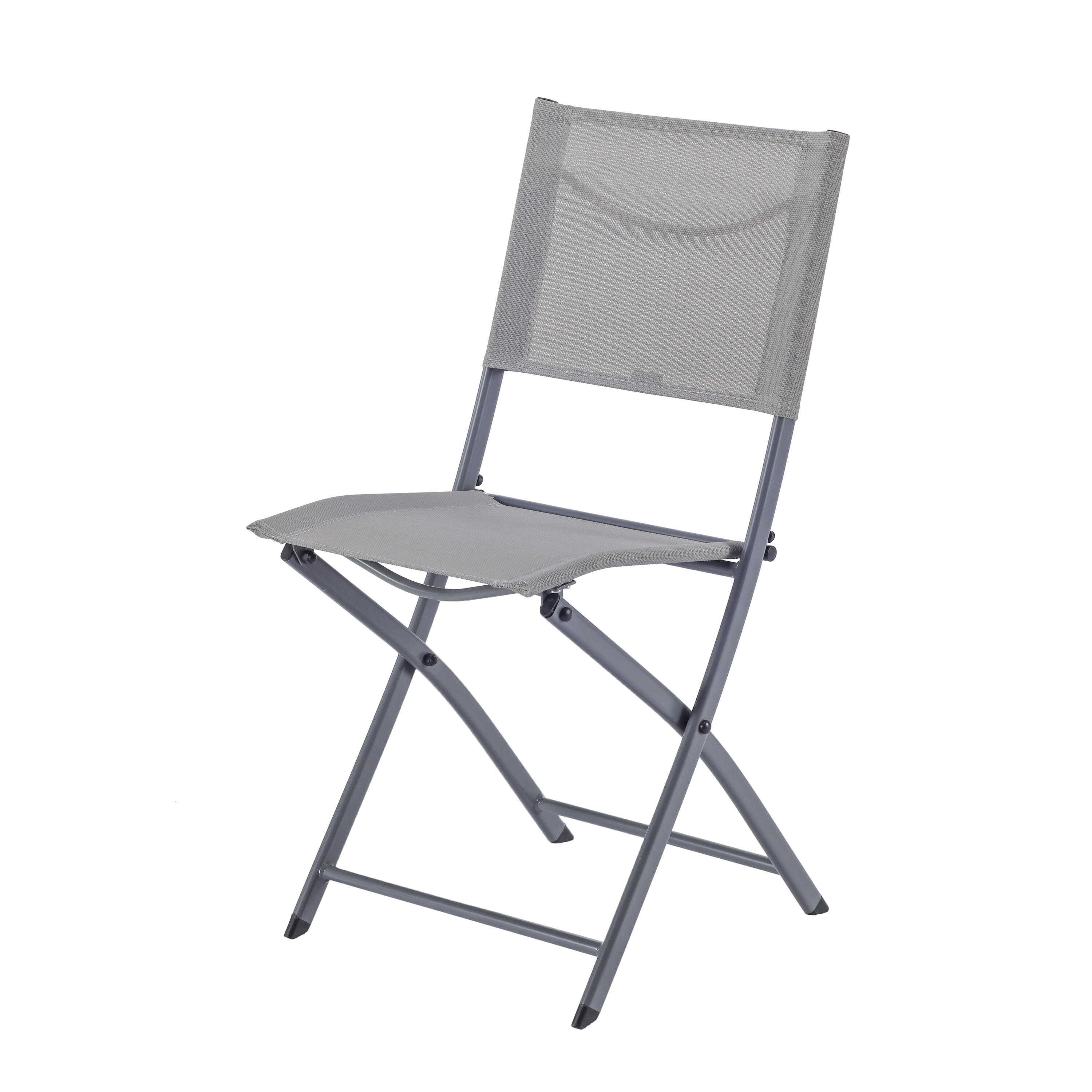 Sedia da giardino pieghevole Emys NATERIAL, struttura e seduta in textilene tortora - 12