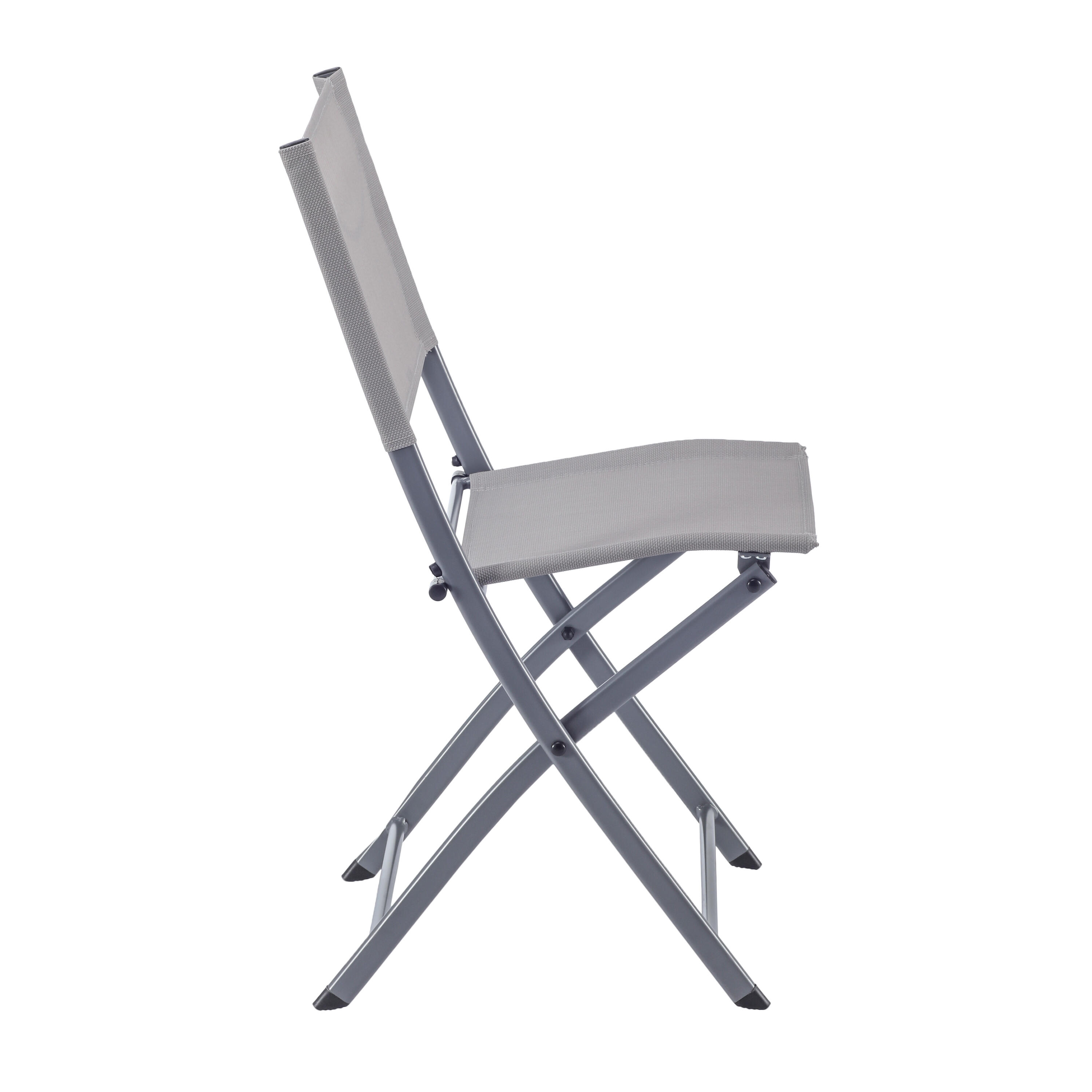 Sedia da giardino pieghevole Emys NATERIAL, struttura e seduta in textilene tortora - 11