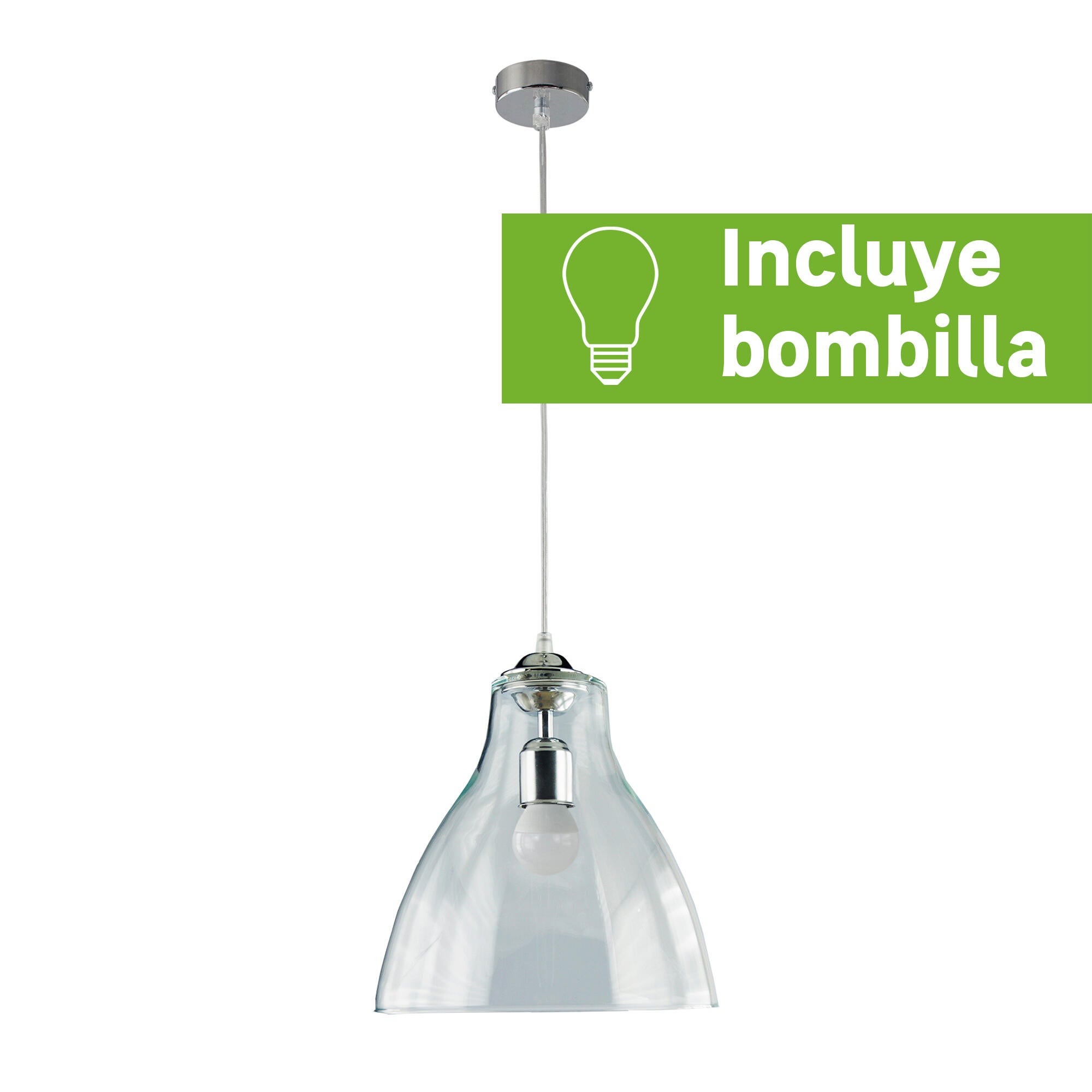 Lámpara de techo 1l anna e27 bombilla incluida