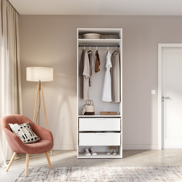 Dressing SPACEO Evo'M blanc H.230.4 x l.80 x P.54 cm