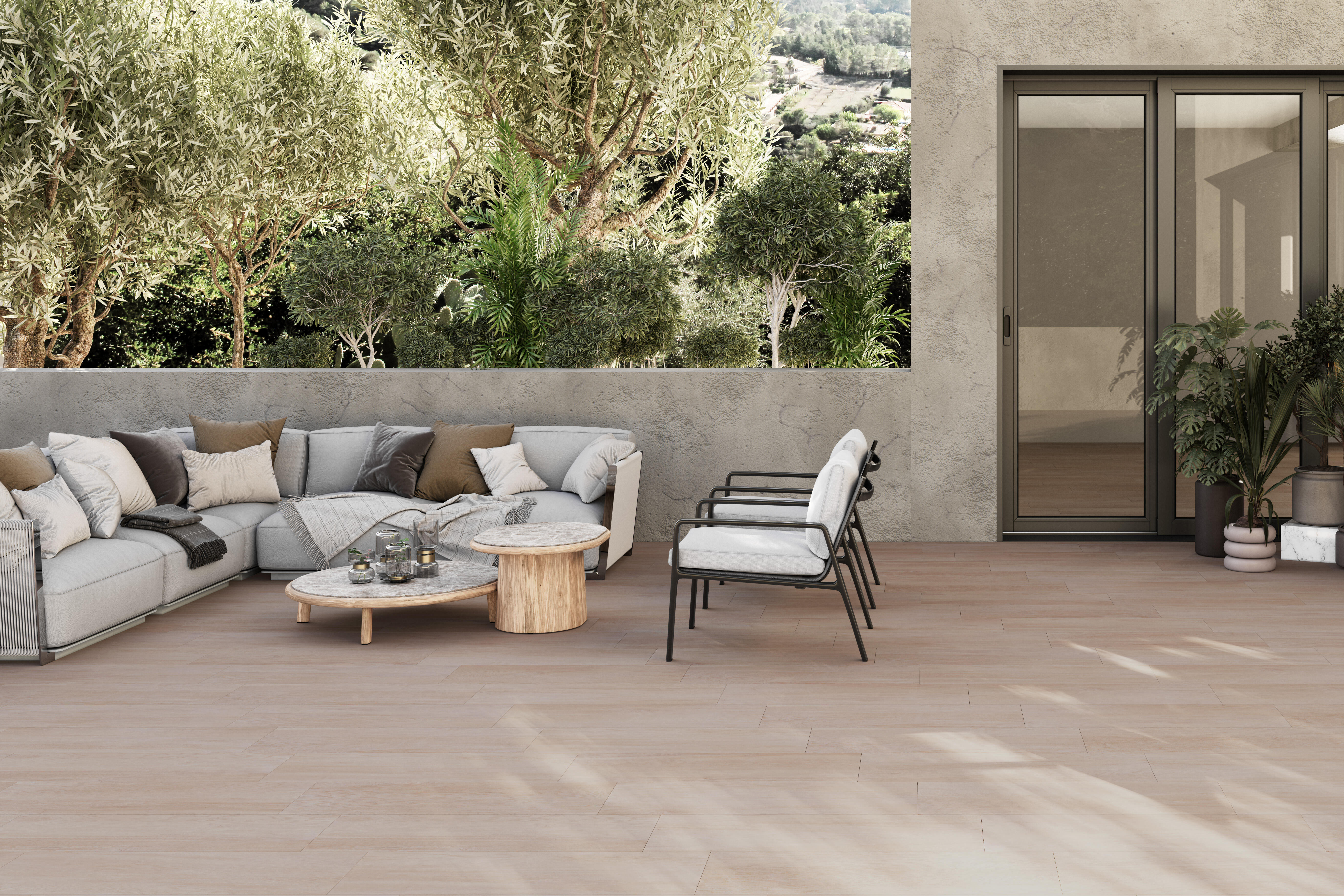 Pavimento cerâmico exterior Loreto Artens bege 22,5x90 cm - 10