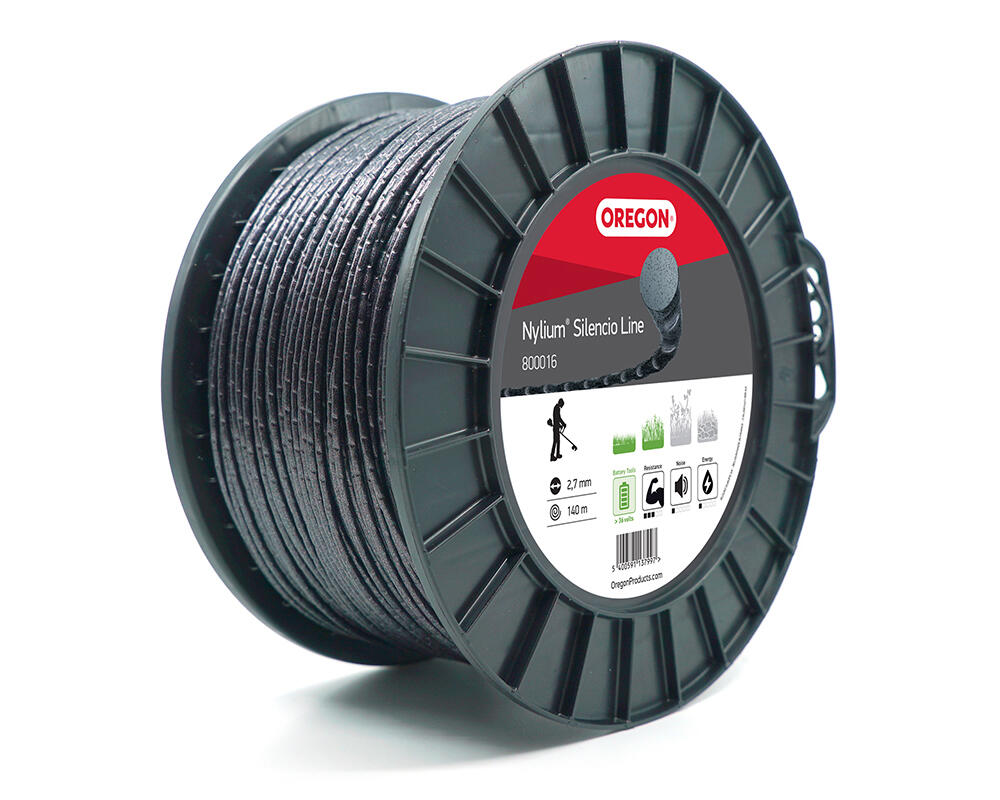 Bobina de hilo para cortabordes o desbrozadora de 2.7mm y 14m