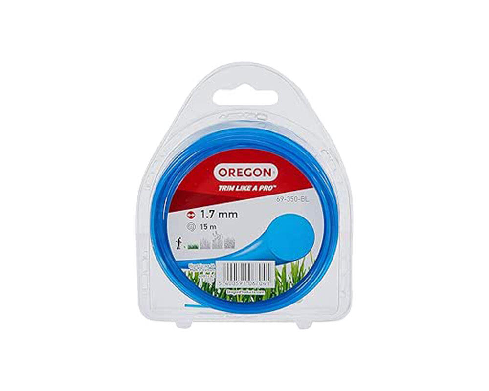 Bobina de hilo para cortabordes o desbrozadora de 1.7 mm y 15m