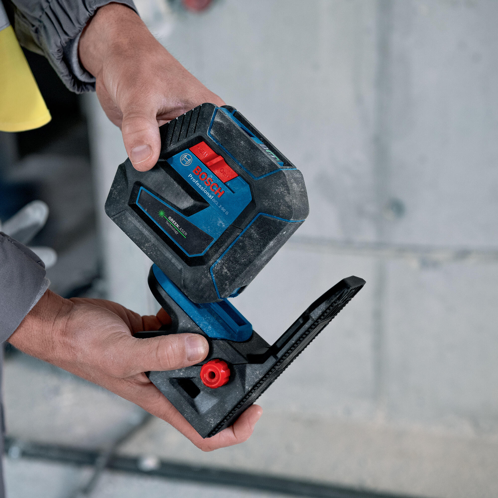 Solidité laser bosch bleu NIVEAU LASER CROIX GCL 2-50 G BOSCH PRO - 3