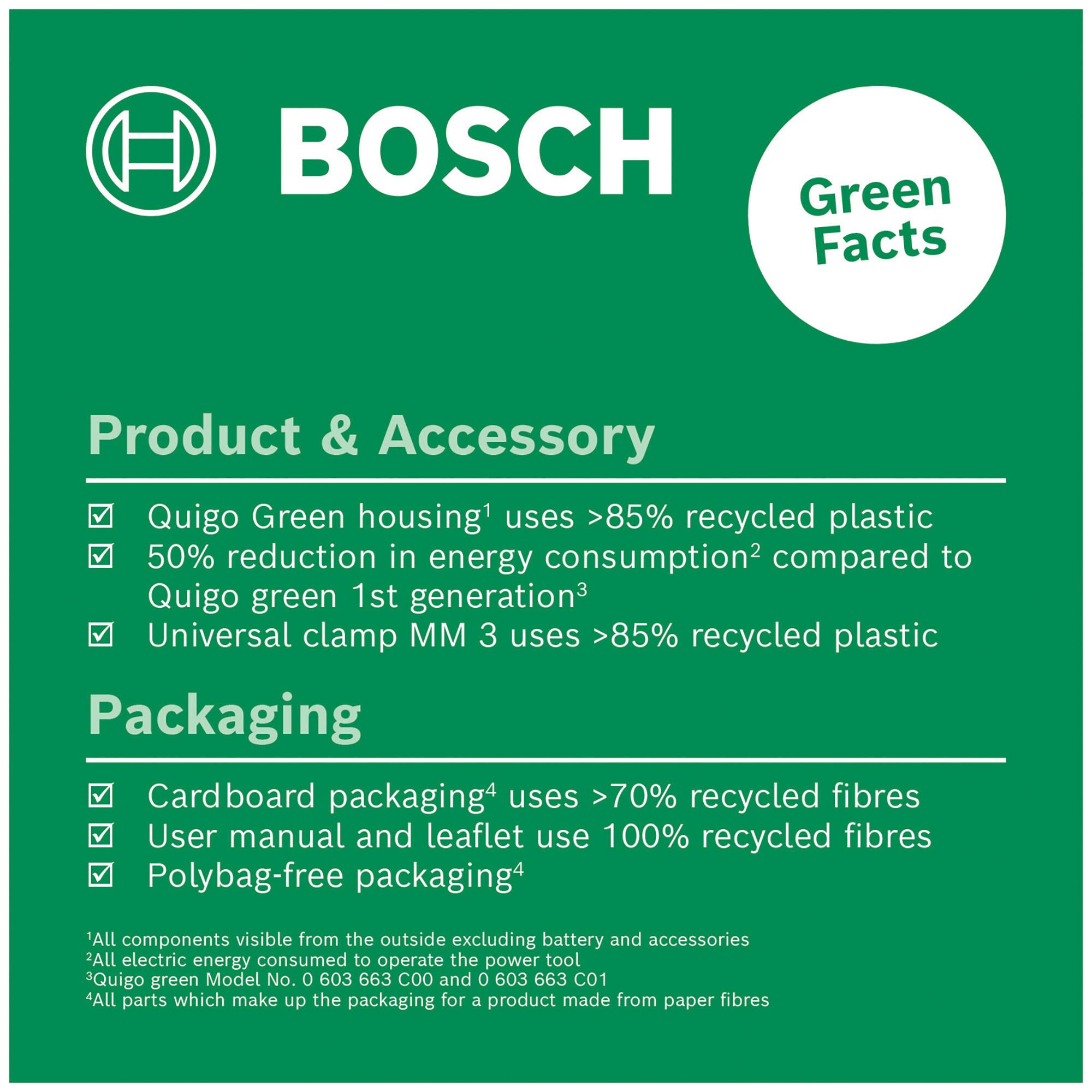 Niveau laser à croix vert BOSCH Quigo Green + 1 pince MM3 - 10