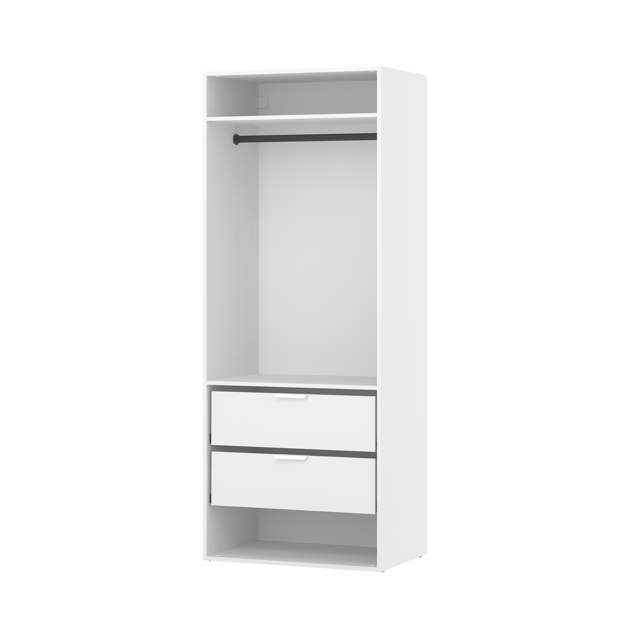 Dressing SPACEO Evo'M blanc H.204.8 x l.80 x P.54 cm