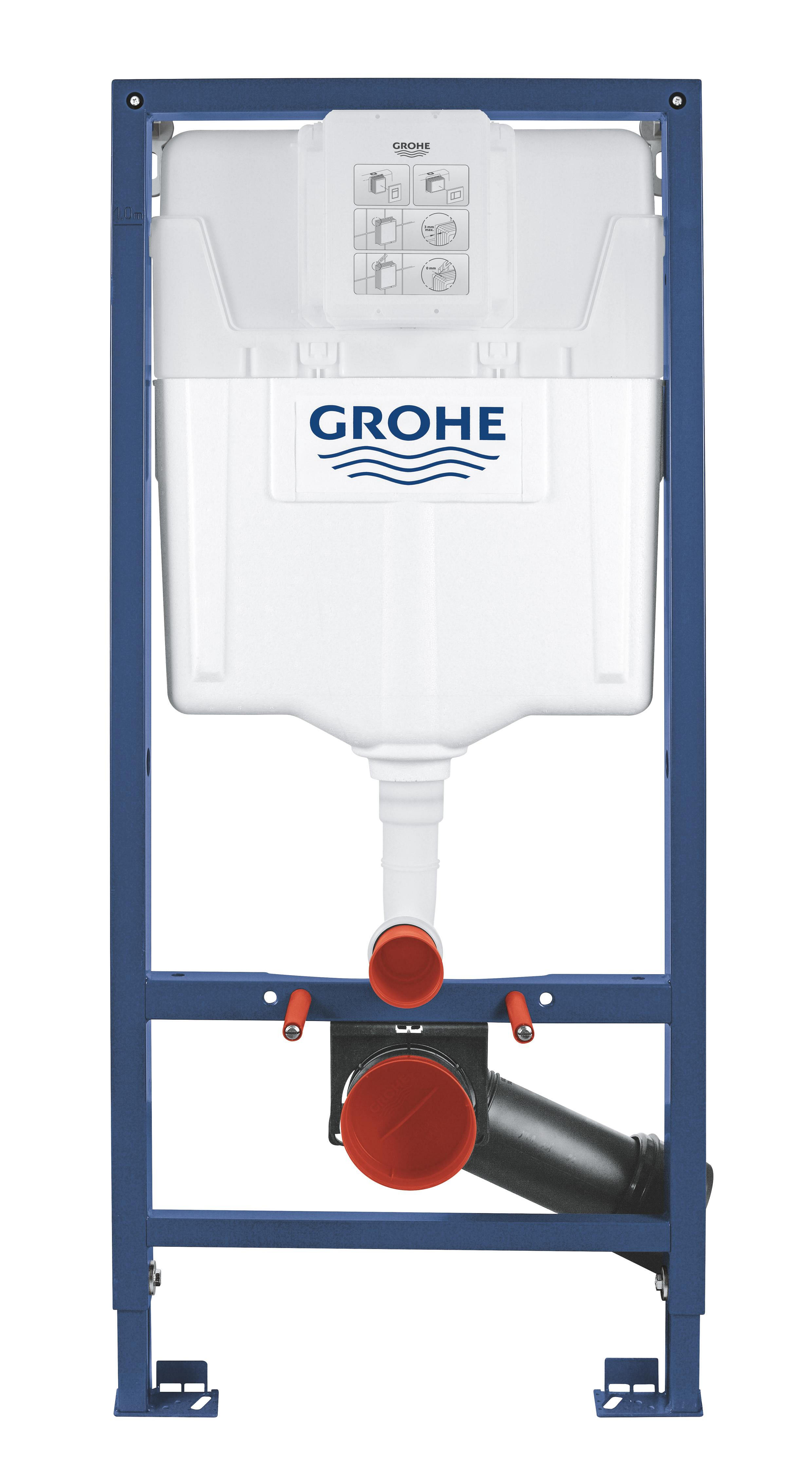 Estrutura para sanita suspensa 3/4,5 l Sensea Grohe - 19