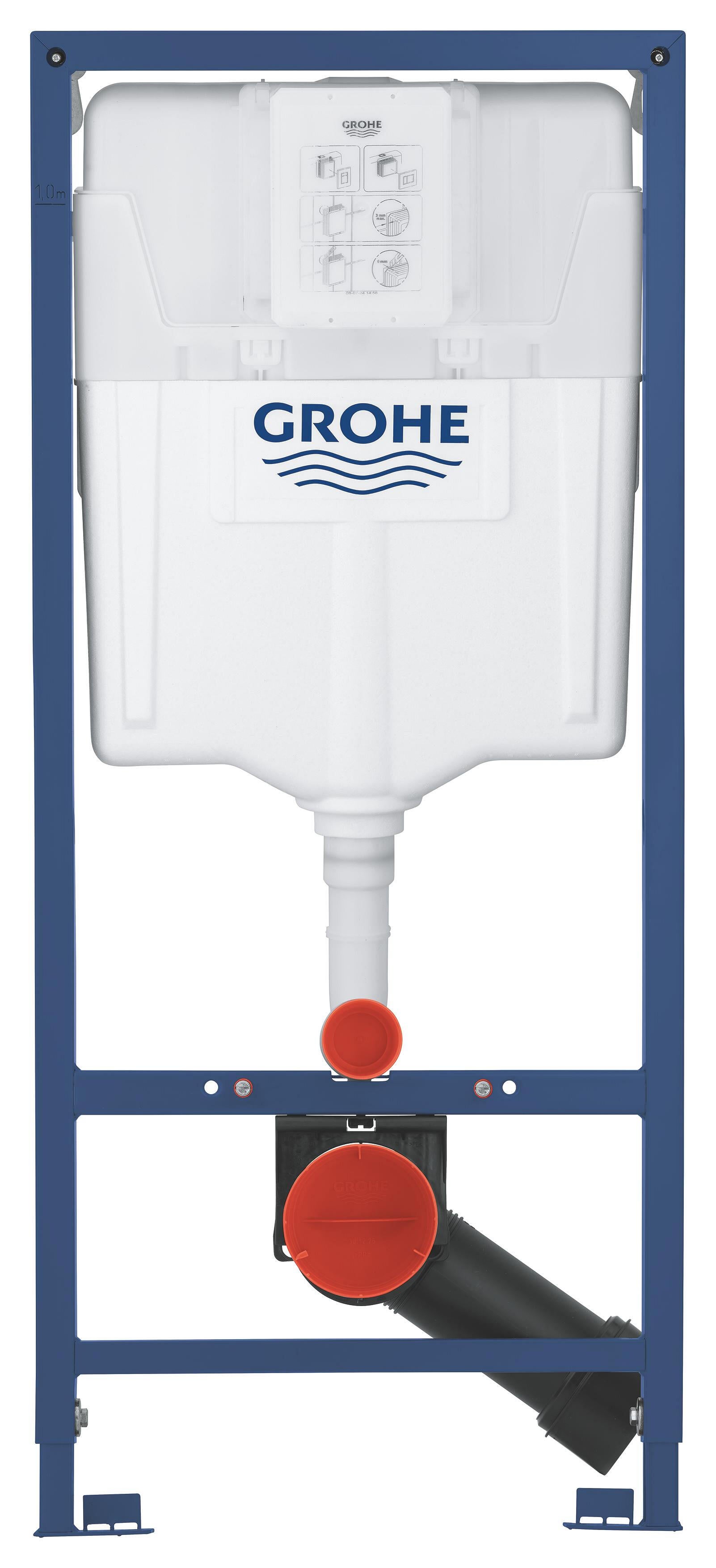 Estrutura para sanita suspensa 3/4,5 l Sensea Grohe - 17