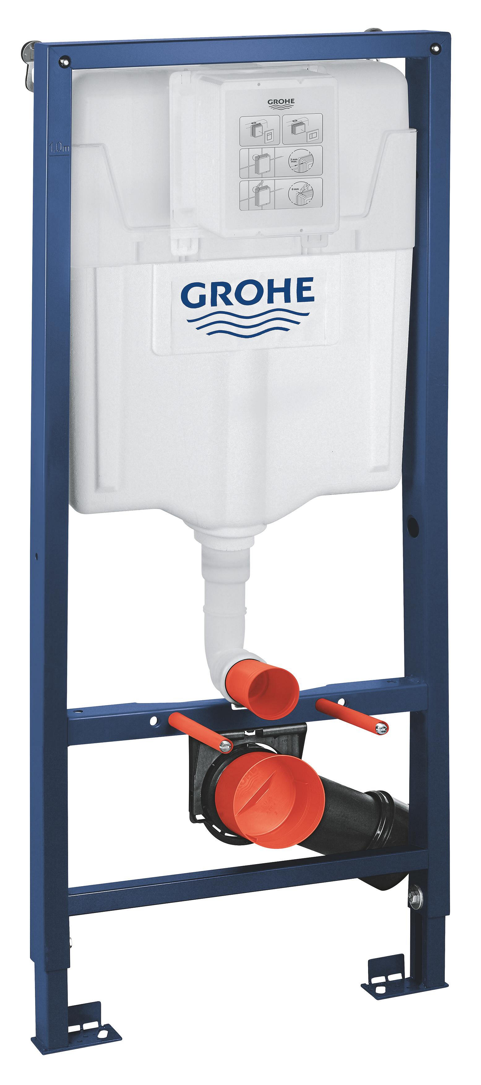 Estrutura para sanita suspensa 3/4,5 l Sensea Grohe - 15