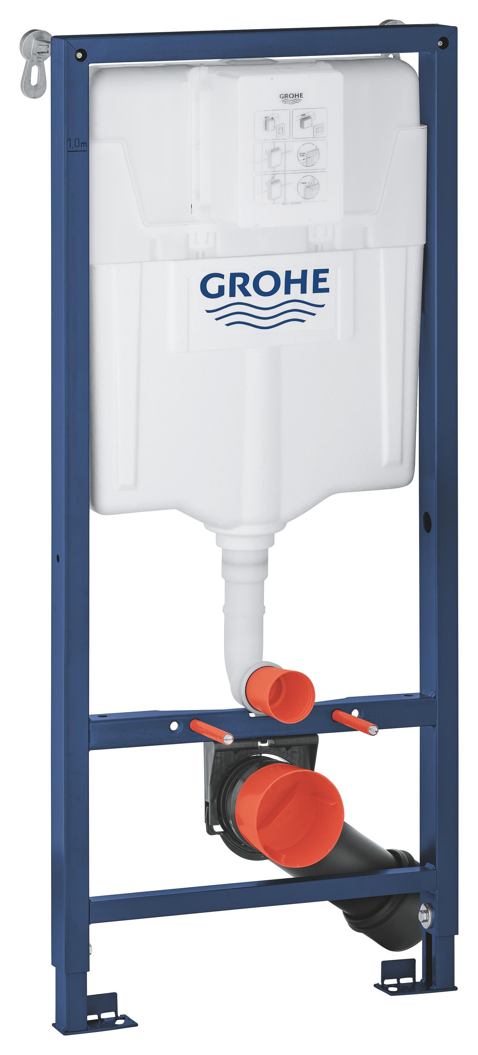 Estrutura para sanita suspensa 3/4,5 l Sensea Grohe - 14