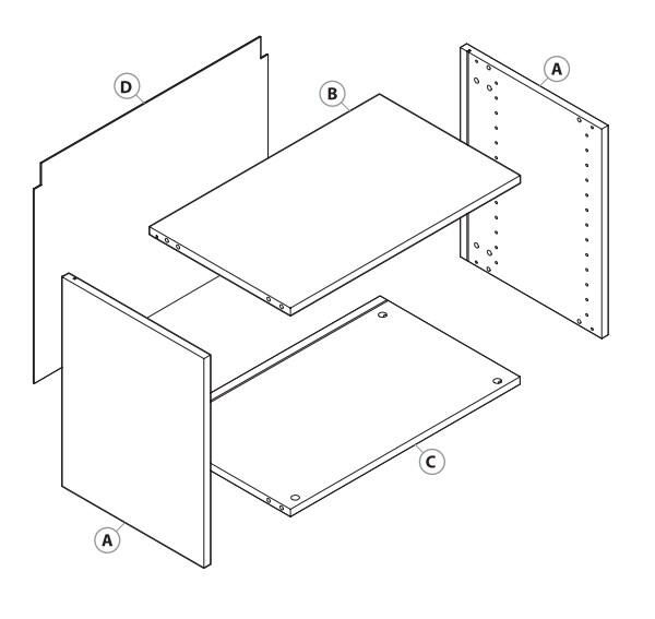 Caisson haut de cuisine DELINIA ID effet bois H.38.4 x l.60 x P.35 cm - 7