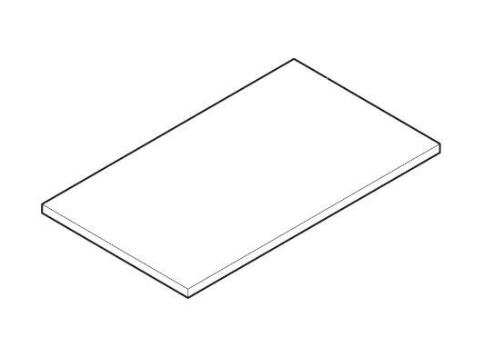 Lot de 2 étagères de caisson de cuisine DELINIA ID, effet chêne P.32.8 - 5