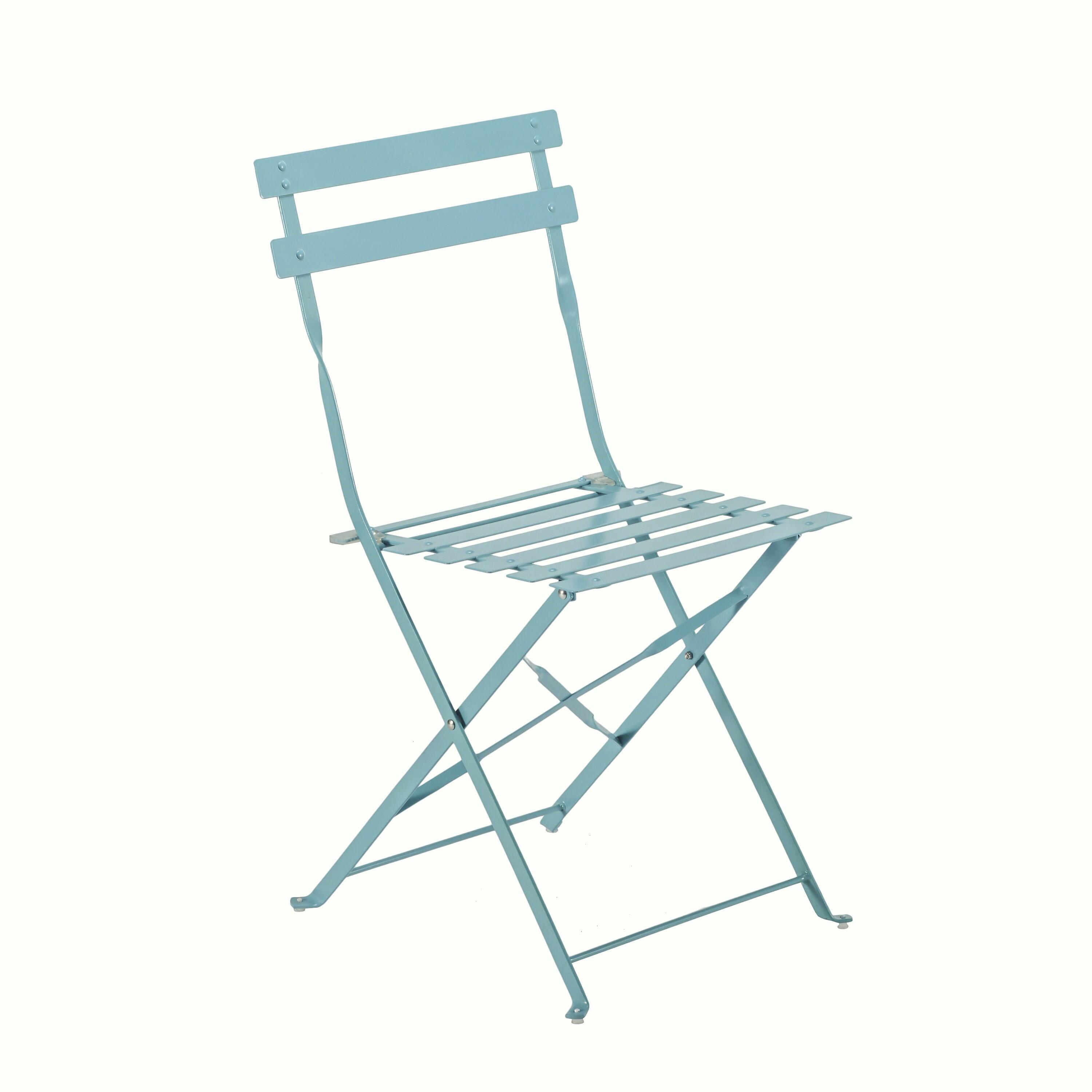 Cadeira de metal NATERIAL FLORA AQUA - 2