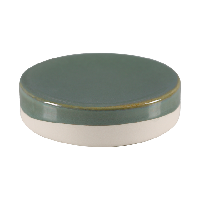 Mydelniczka ceramiczna Glaze śr. 10.4 cm zielona Sensea