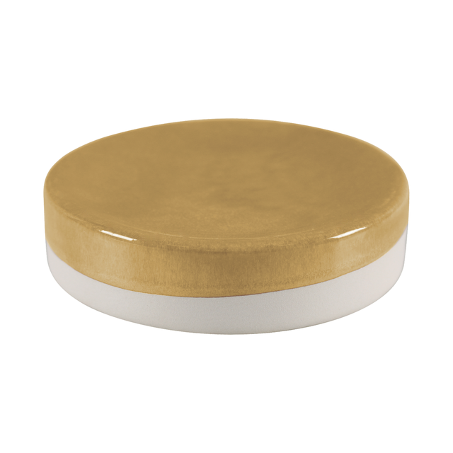 Mydelniczka ceramiczna Glaze pecan śr. 10.4 cm żółta Sensea