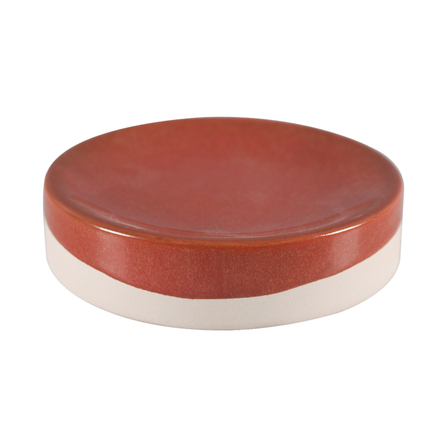 Mydelniczka ceramiczna Glaze terracotta śr. 10.4 cm czerwona Sensea