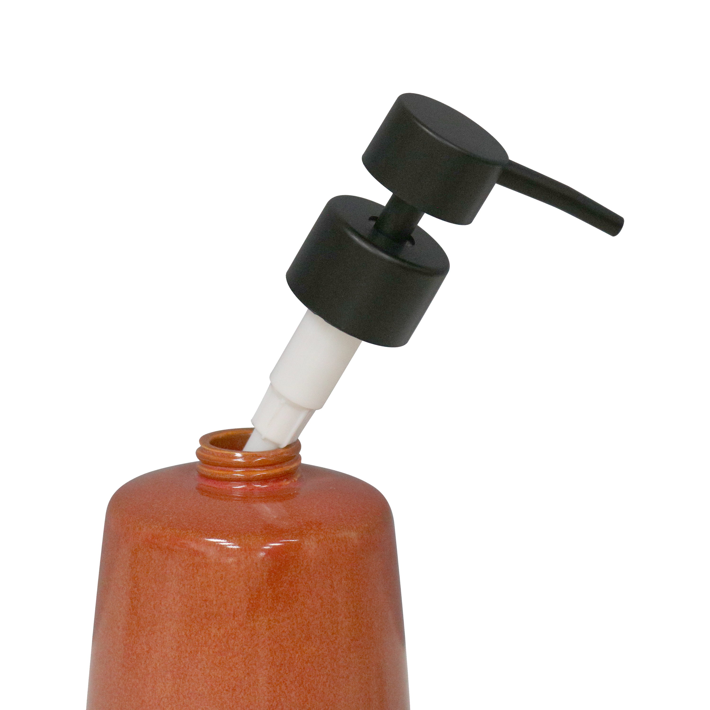 Distributeur de savon 240ml céramique terracotta Glaze SENSEA - 6