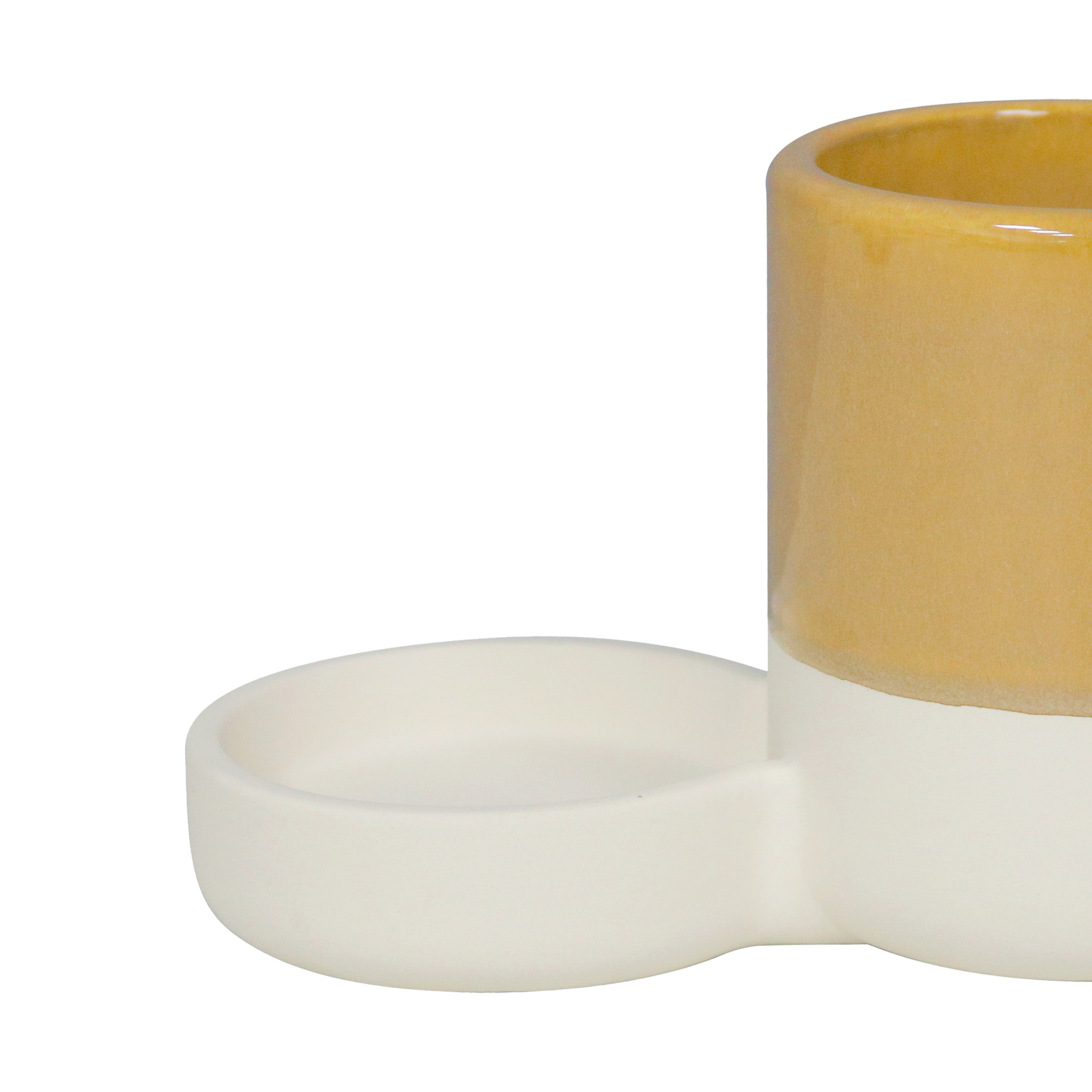 Porte-brosse à dent 2 compartiments Glaze pecan SENSEA - 5