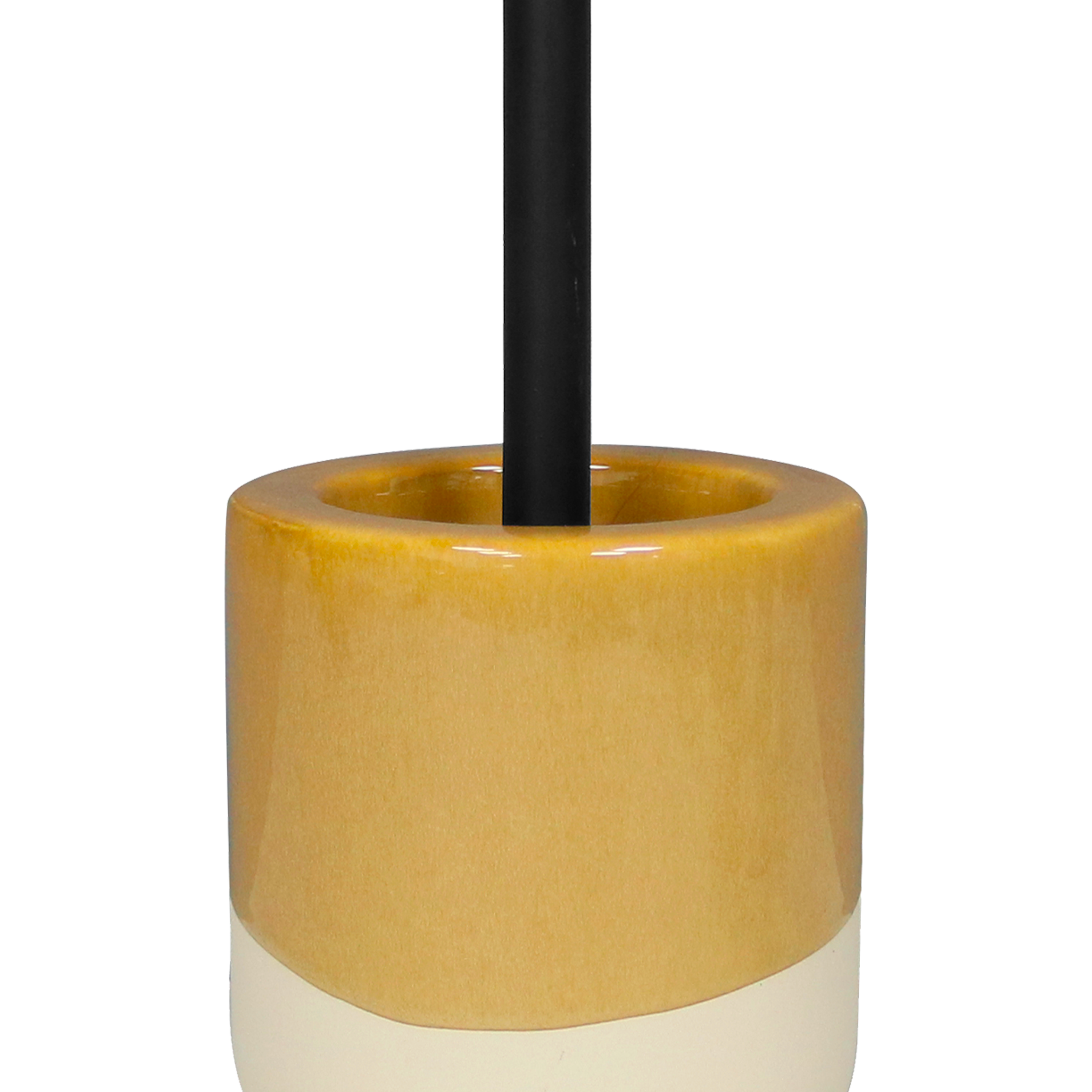 Escobillero glaze amarillo brillante