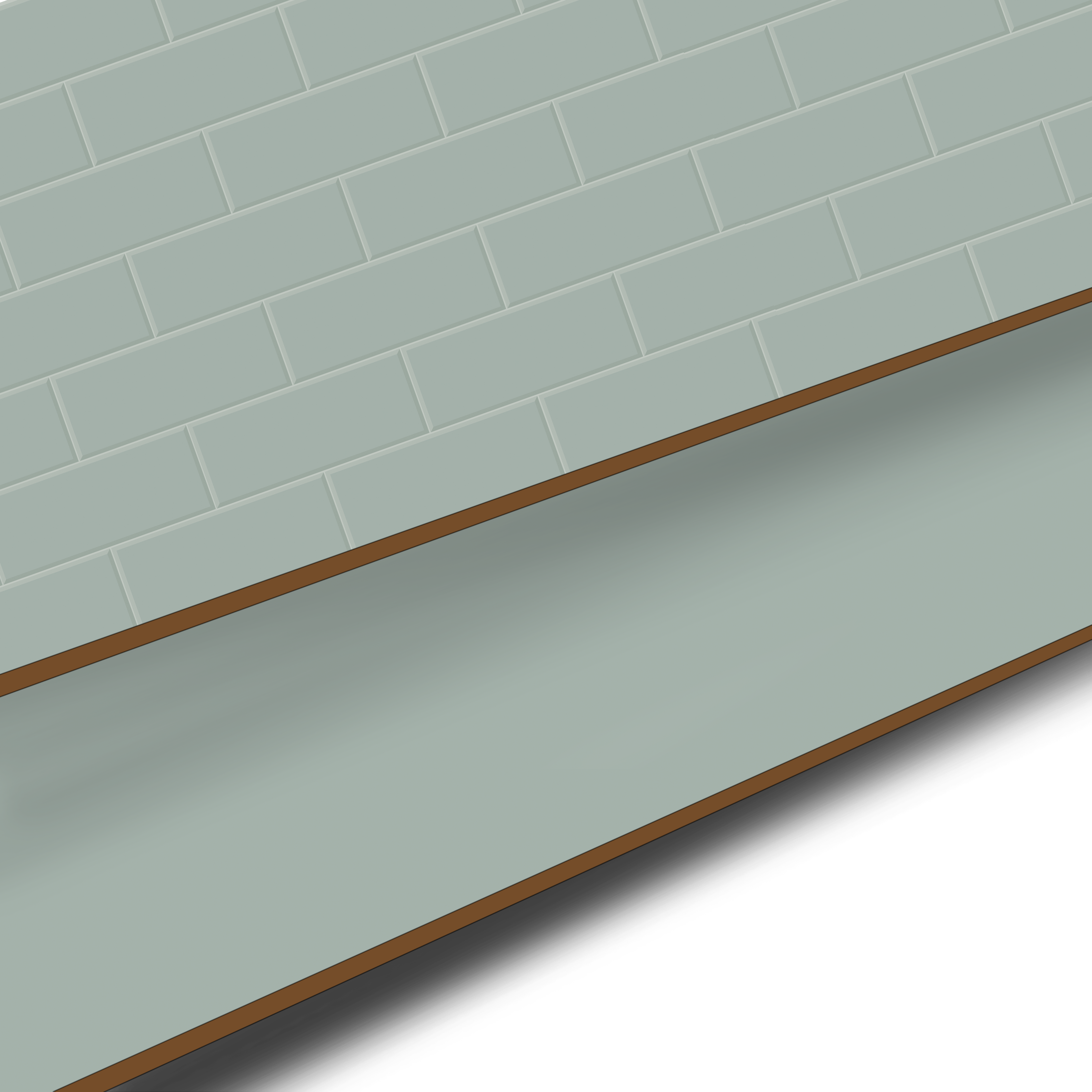 Panel dekoracyjny ścienny kompaktowy 60 x 200 cm  Metro Green/Green Delinia
