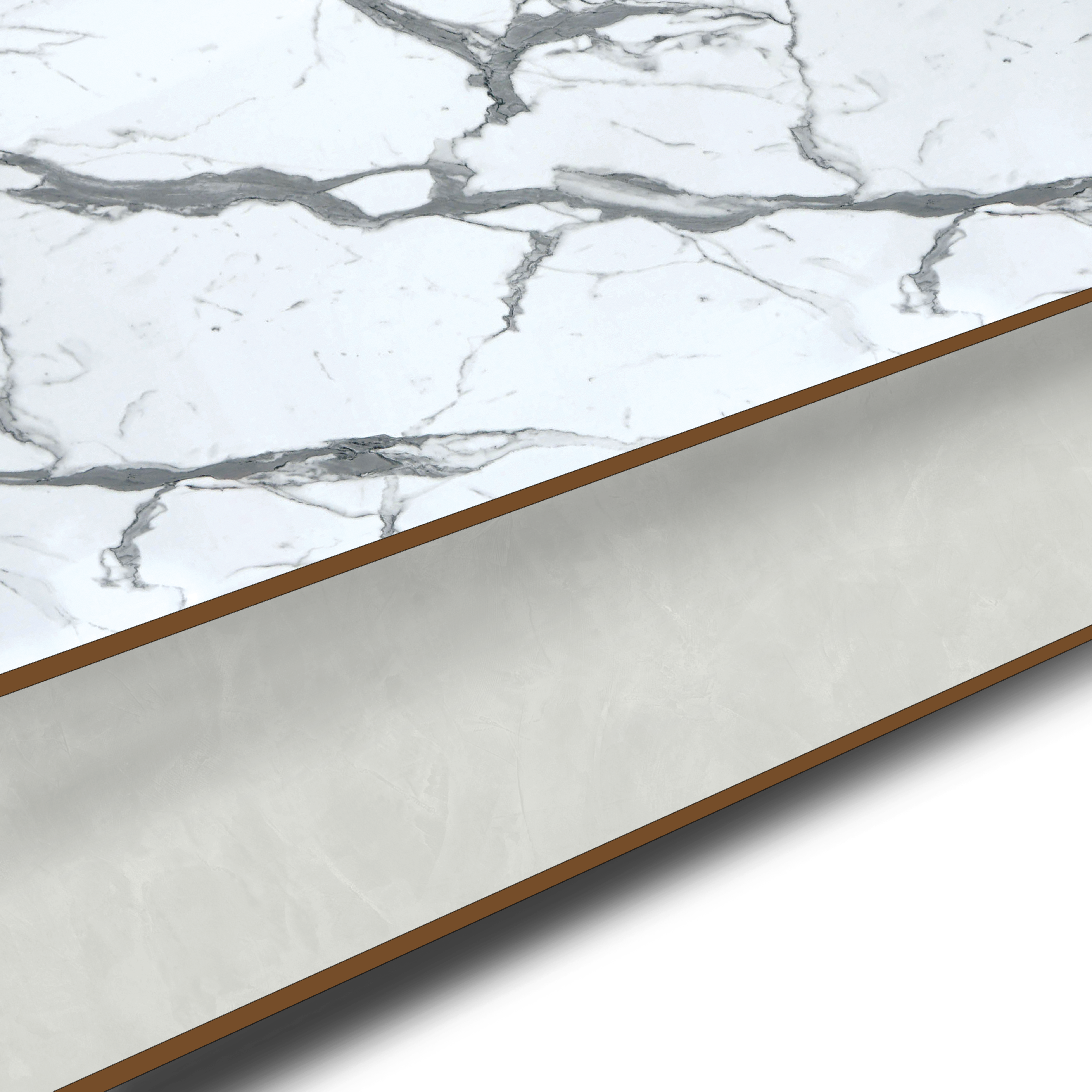 Panel dekoracyjny ścienny kompaktowy 60 x 200 cm Ocean Marble/Portland Stone Delinia