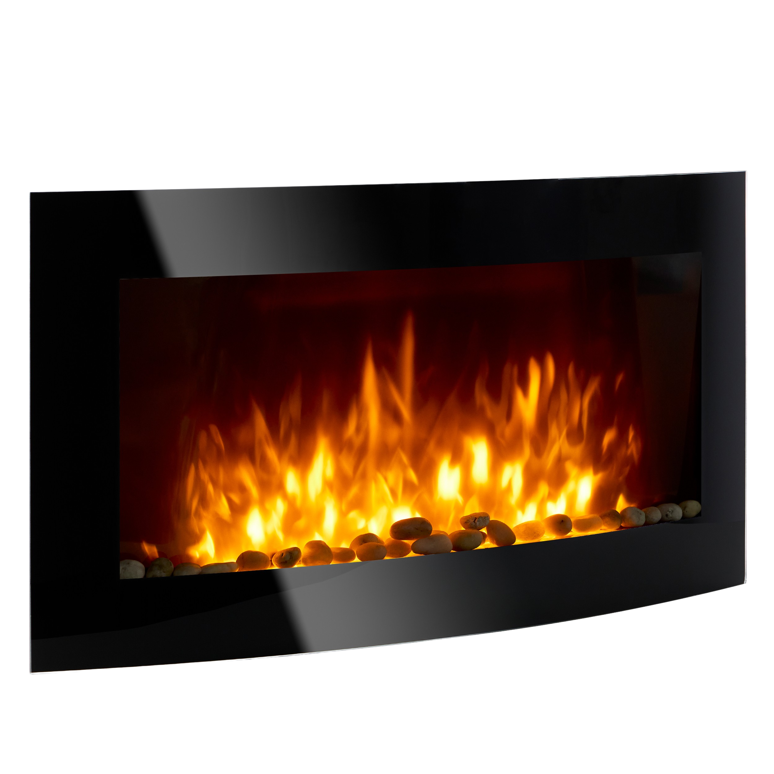 Kominek elektryczny 2000W ELISE Czarny FERRETTI