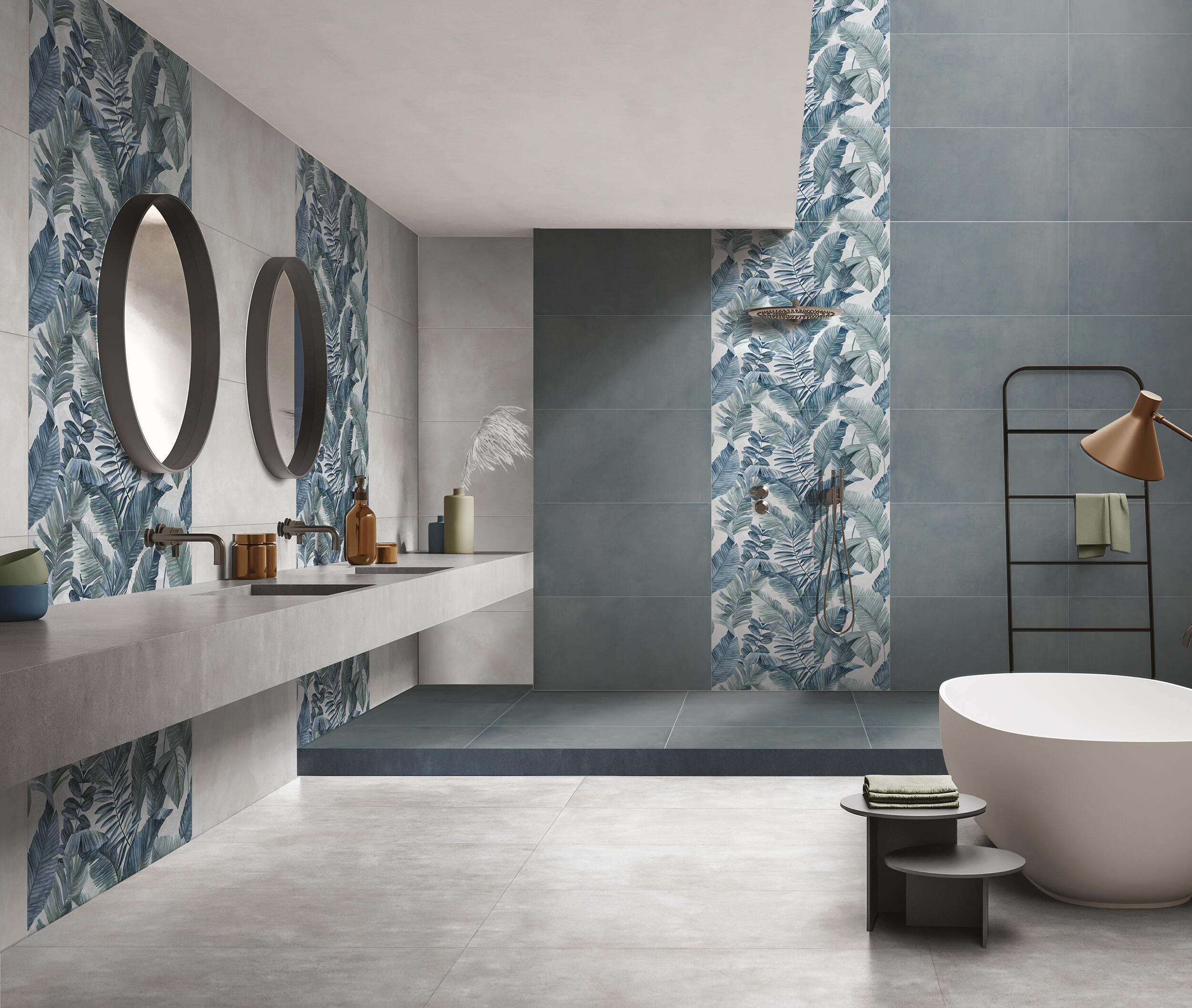 Dekor Tropical Blue 60x120 Euroceramika - 2