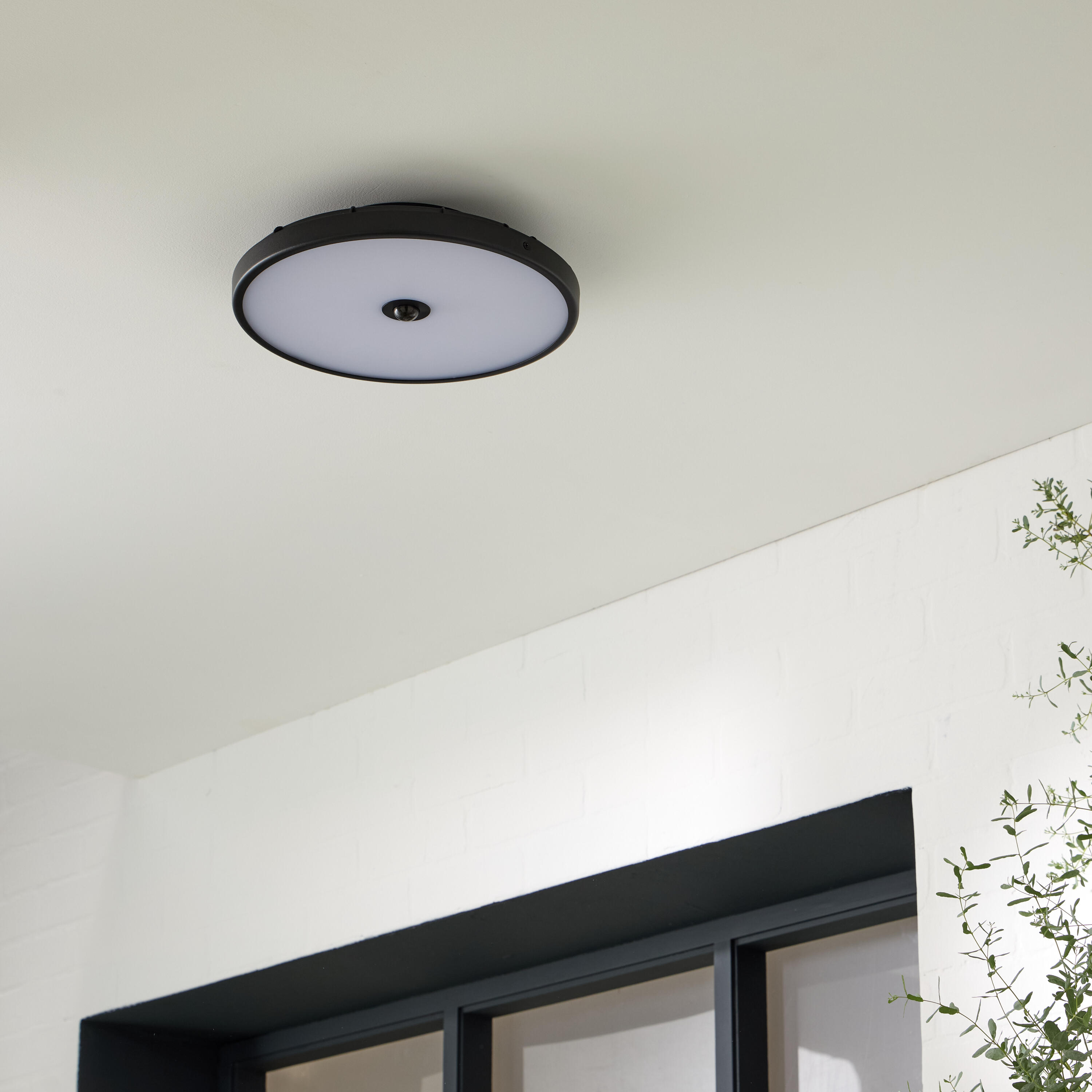 Plafonnier extérieur LED à détection, D.30 cm 2100 lumens, Pono INSPIRE - 5