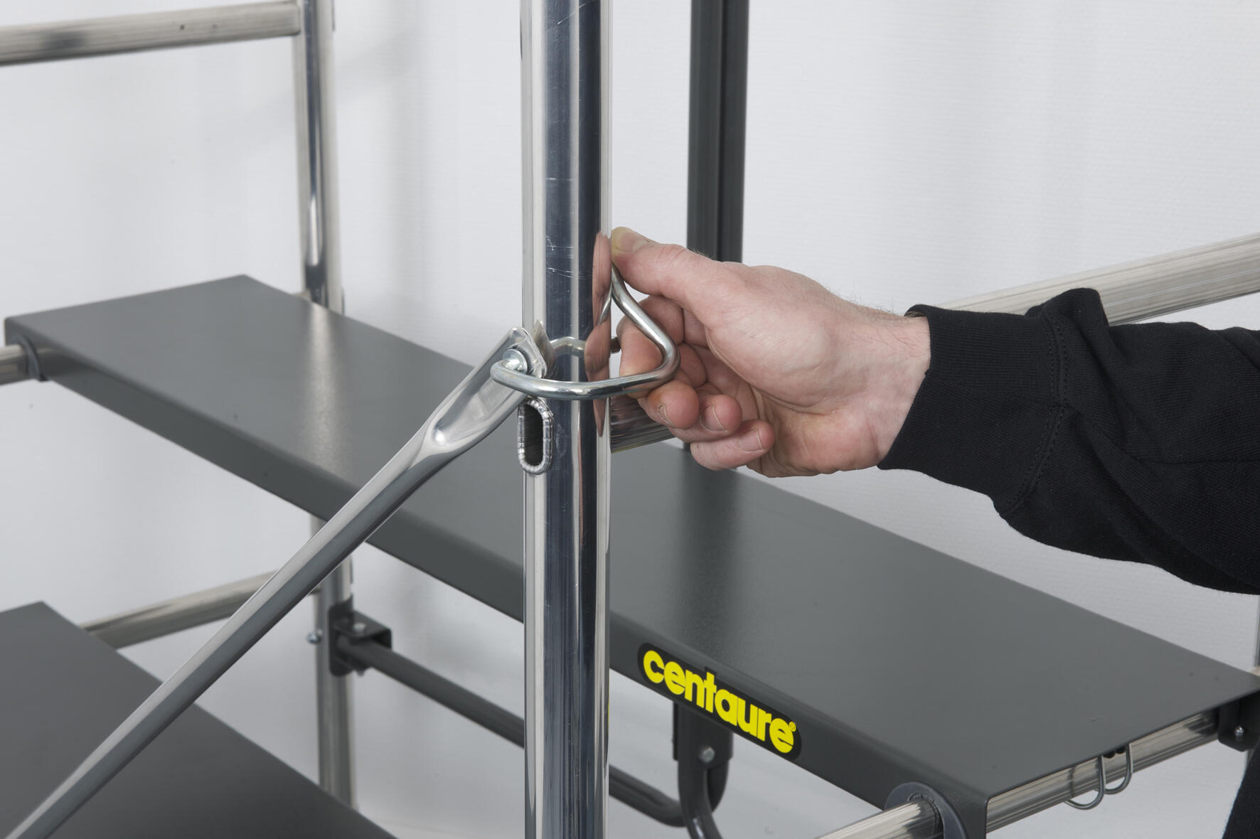 Echafaudage mobile aluminium 346801 CENTAURE, hauteur de plateau 0.9 m - 5