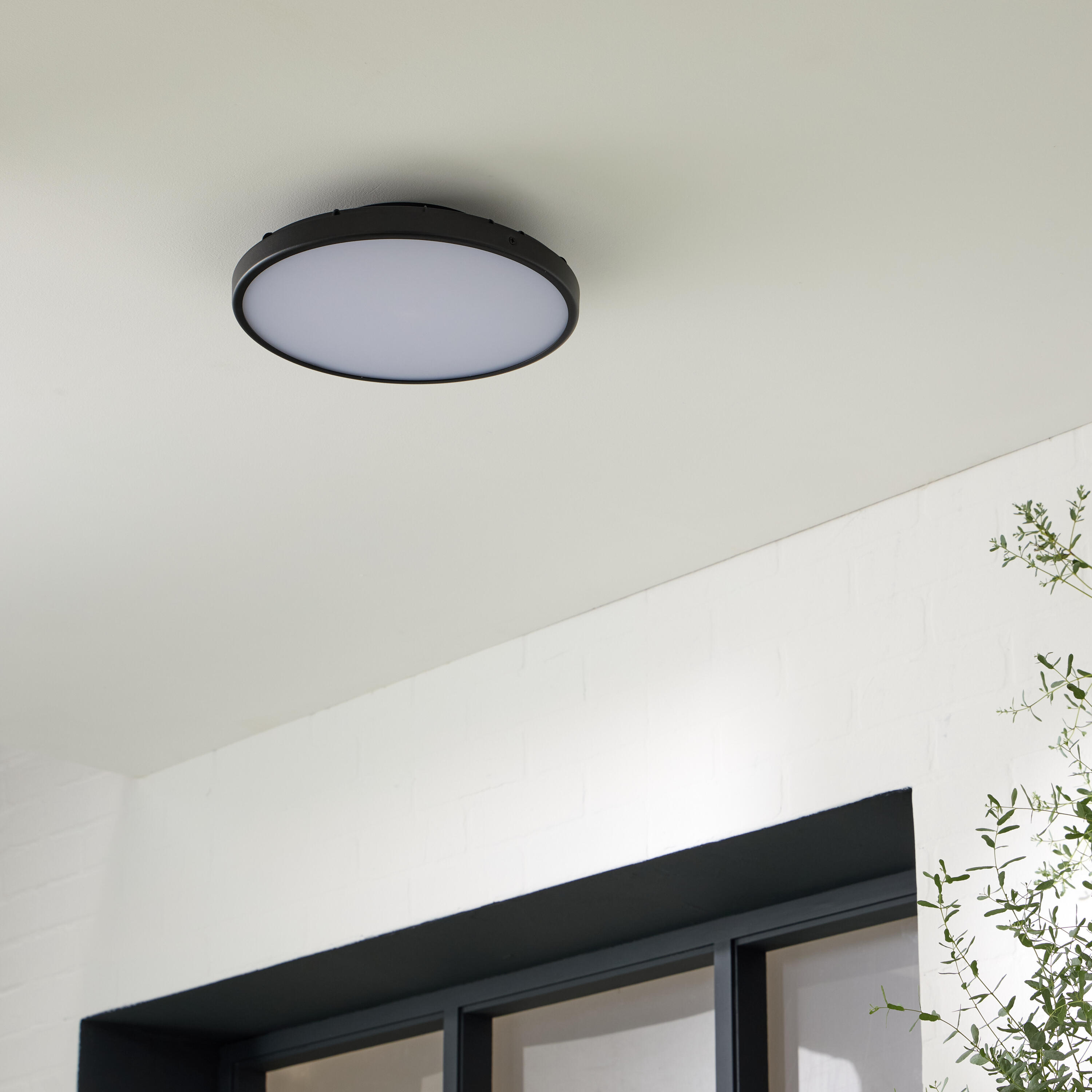 Plafon zewnętrzny Pono czarny 30 cm IP54 LED Inspire - 3