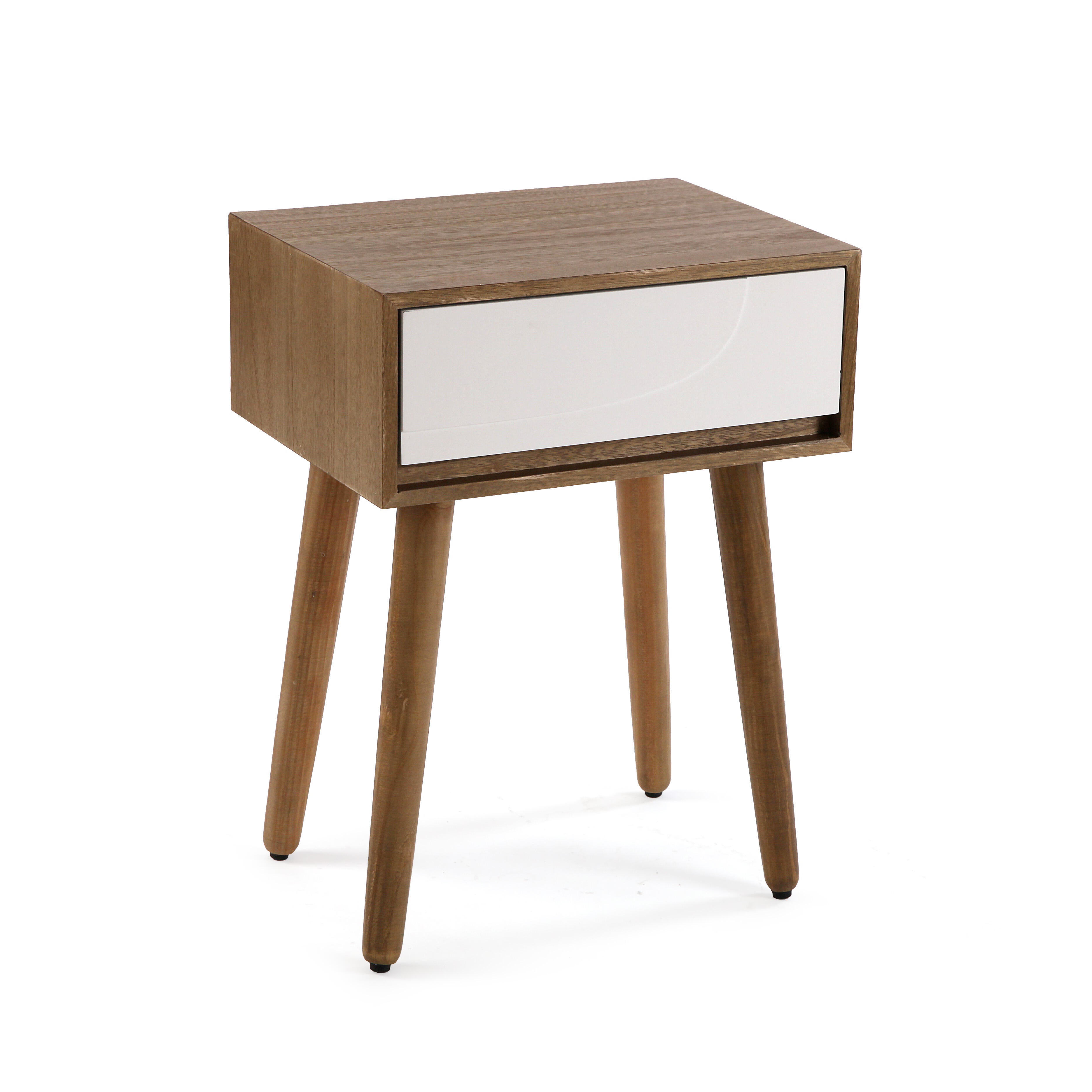 Mesita de noche eames con 1 cajón 40x30x53 cm