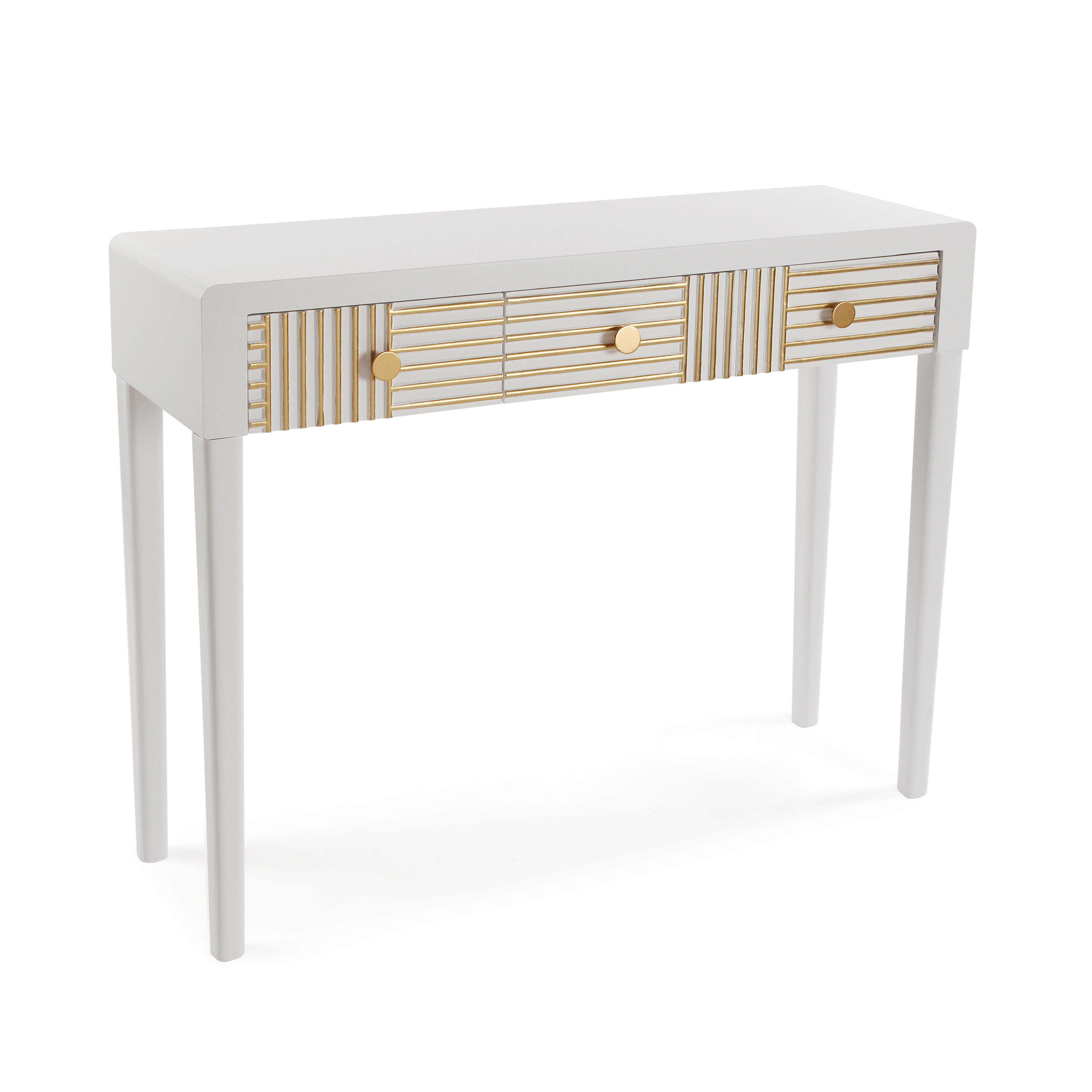 Consola eclipsia con 3 cajones 101x31x80 cm