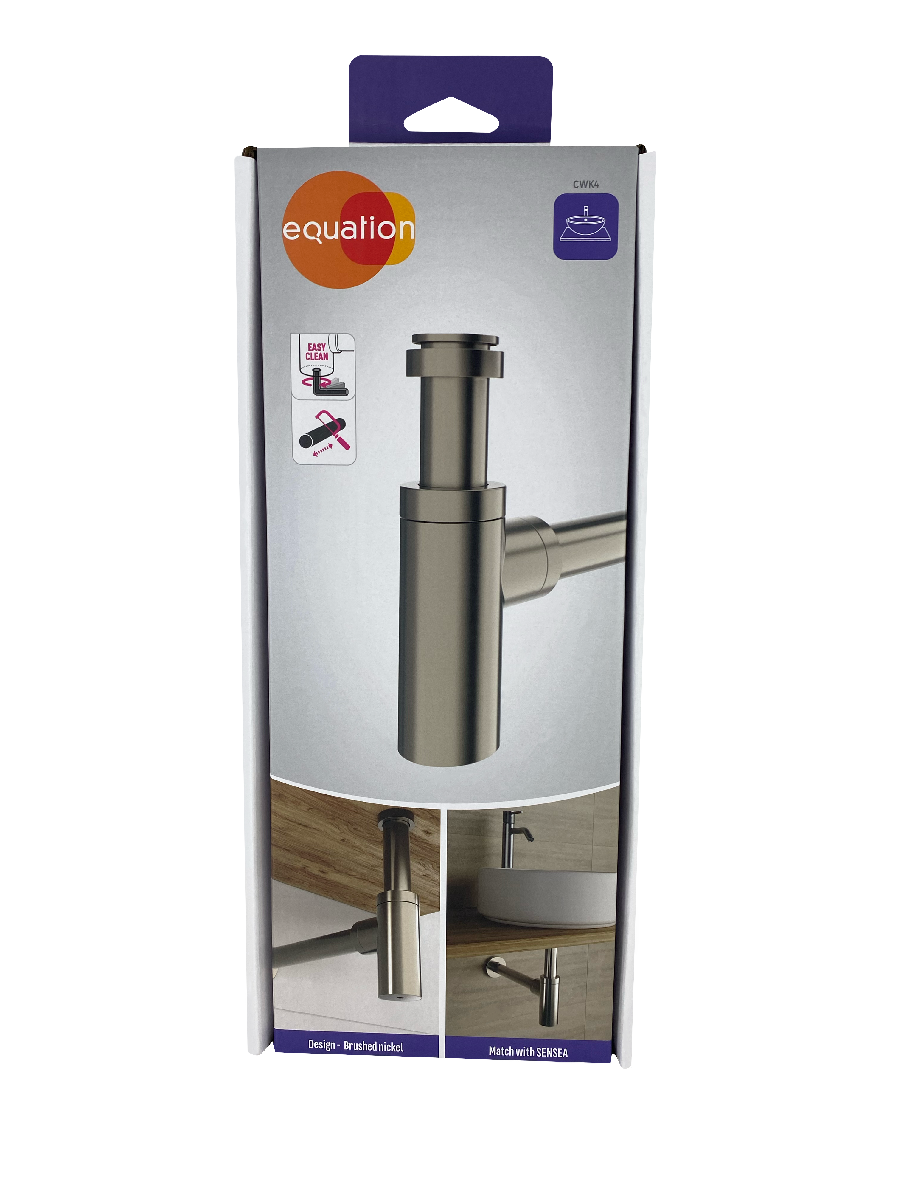 Sifao lavatorio equation design prata - 9