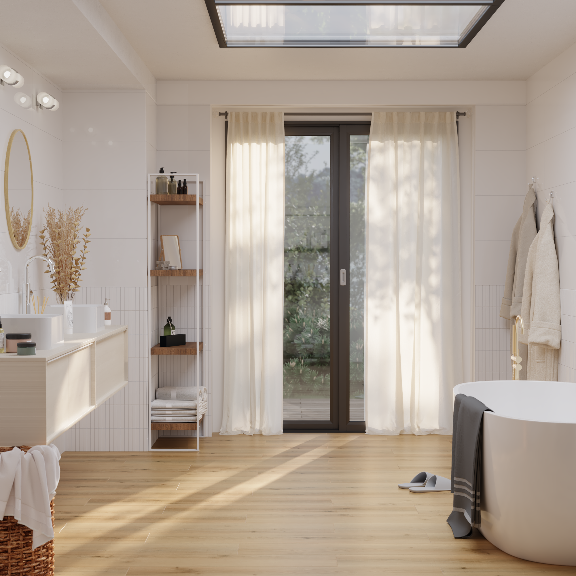 Carrelage mur intérieur blanc brillant Arctic  l.30 x L.90 cm ARTENS - 3