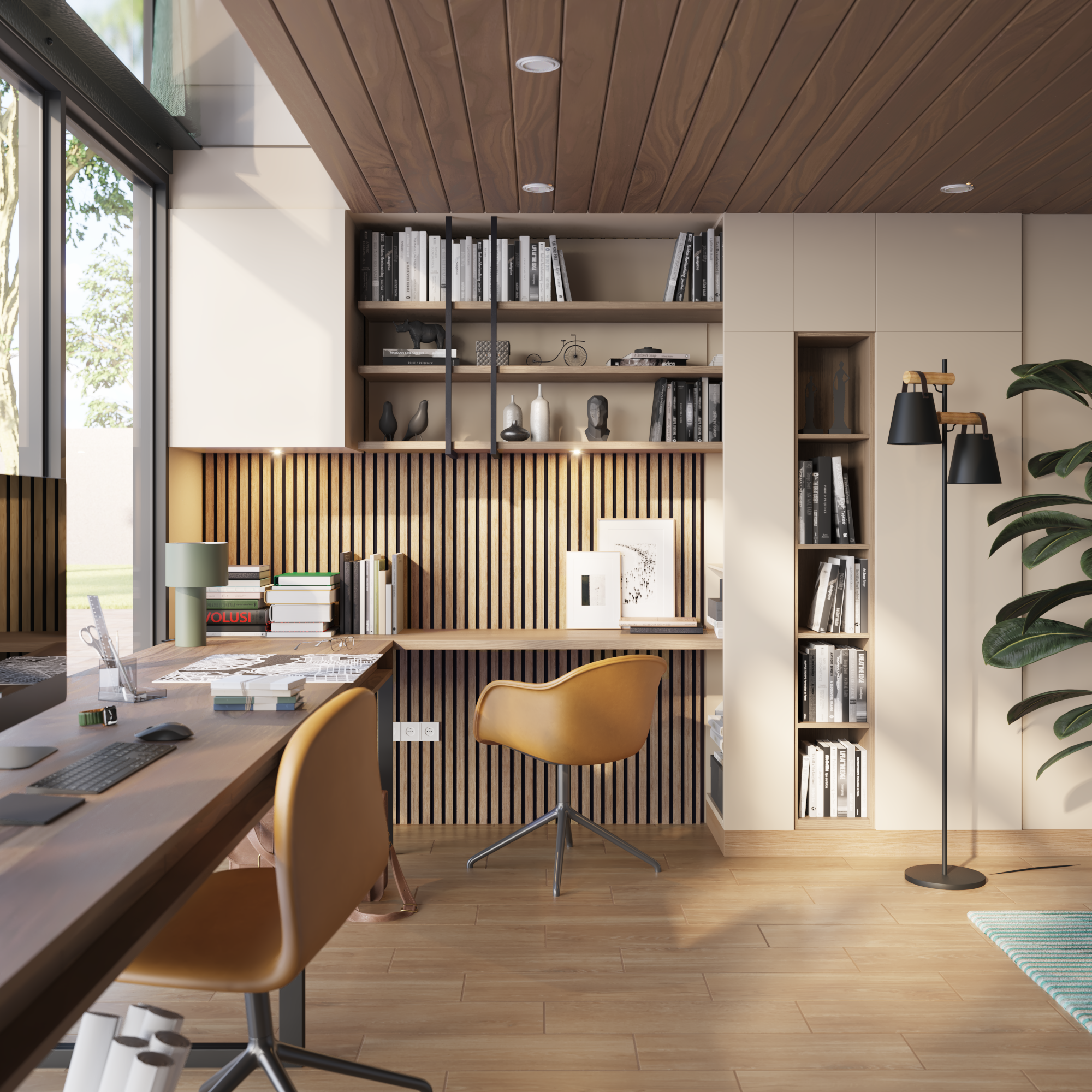 Pavimento cerâmico interior Verna mate 20.5x61.5 cm ARTENS oak - 2