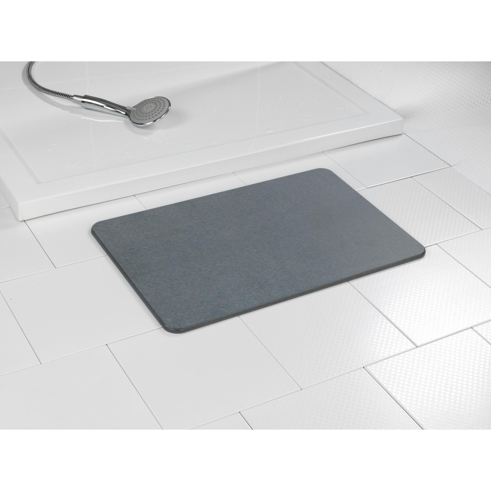 Tapete wci com diatomite 60x40 cm cinzento Simi - 10