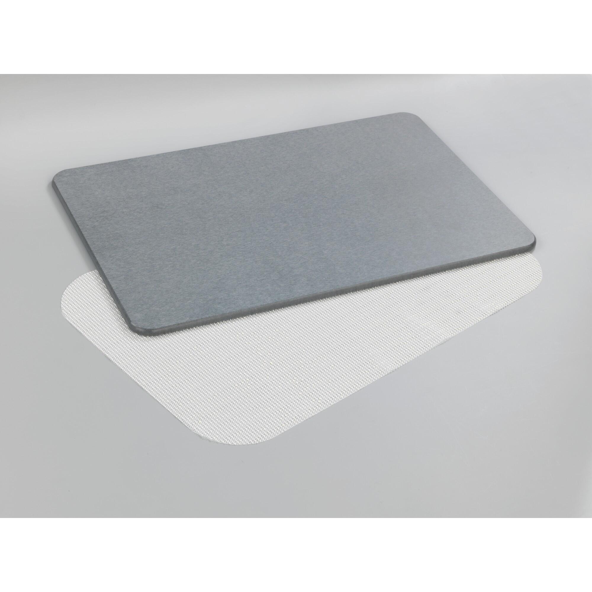 Tapete wci com diatomite 60x40 cm cinzento Simi - 4